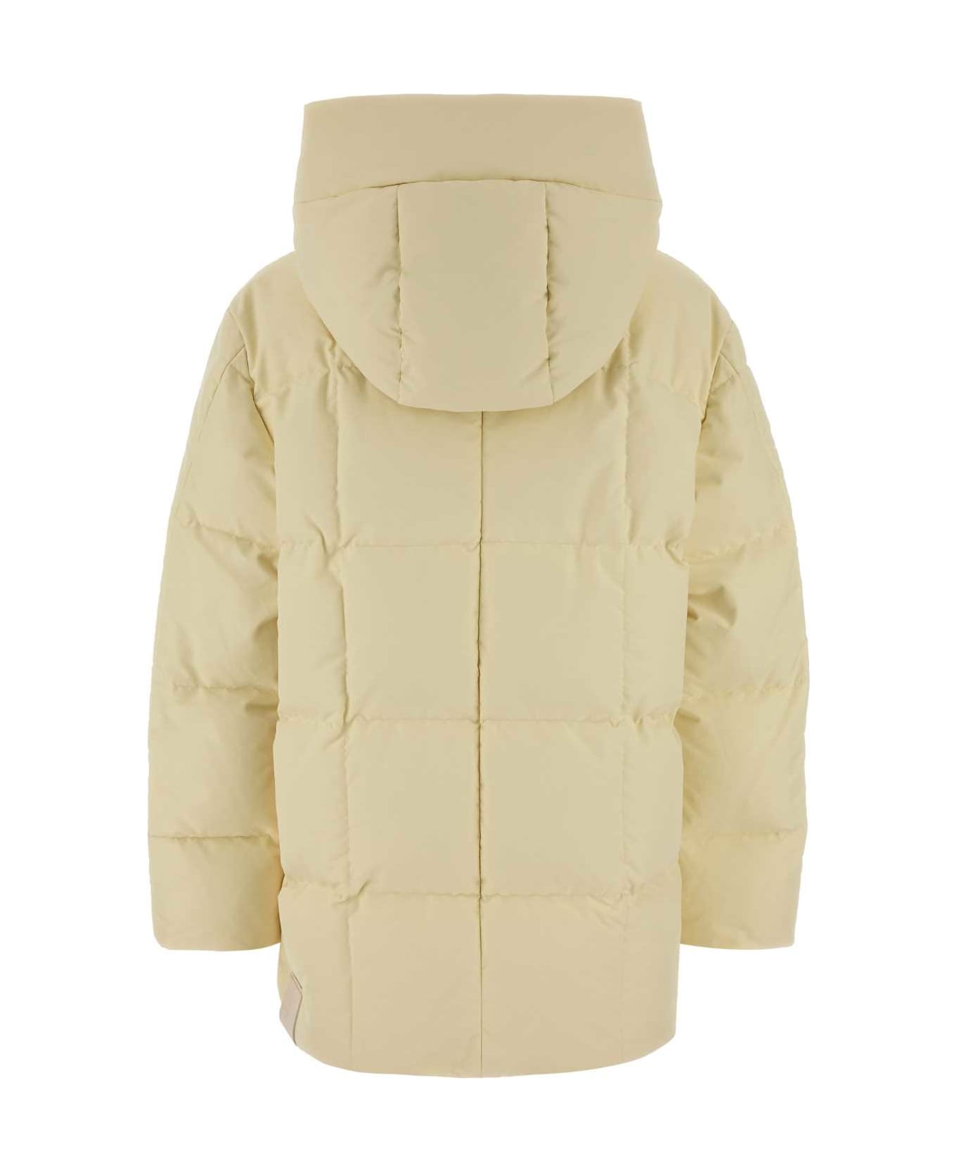 Jil Sander Cream Polyester Down Jacket - DUNE