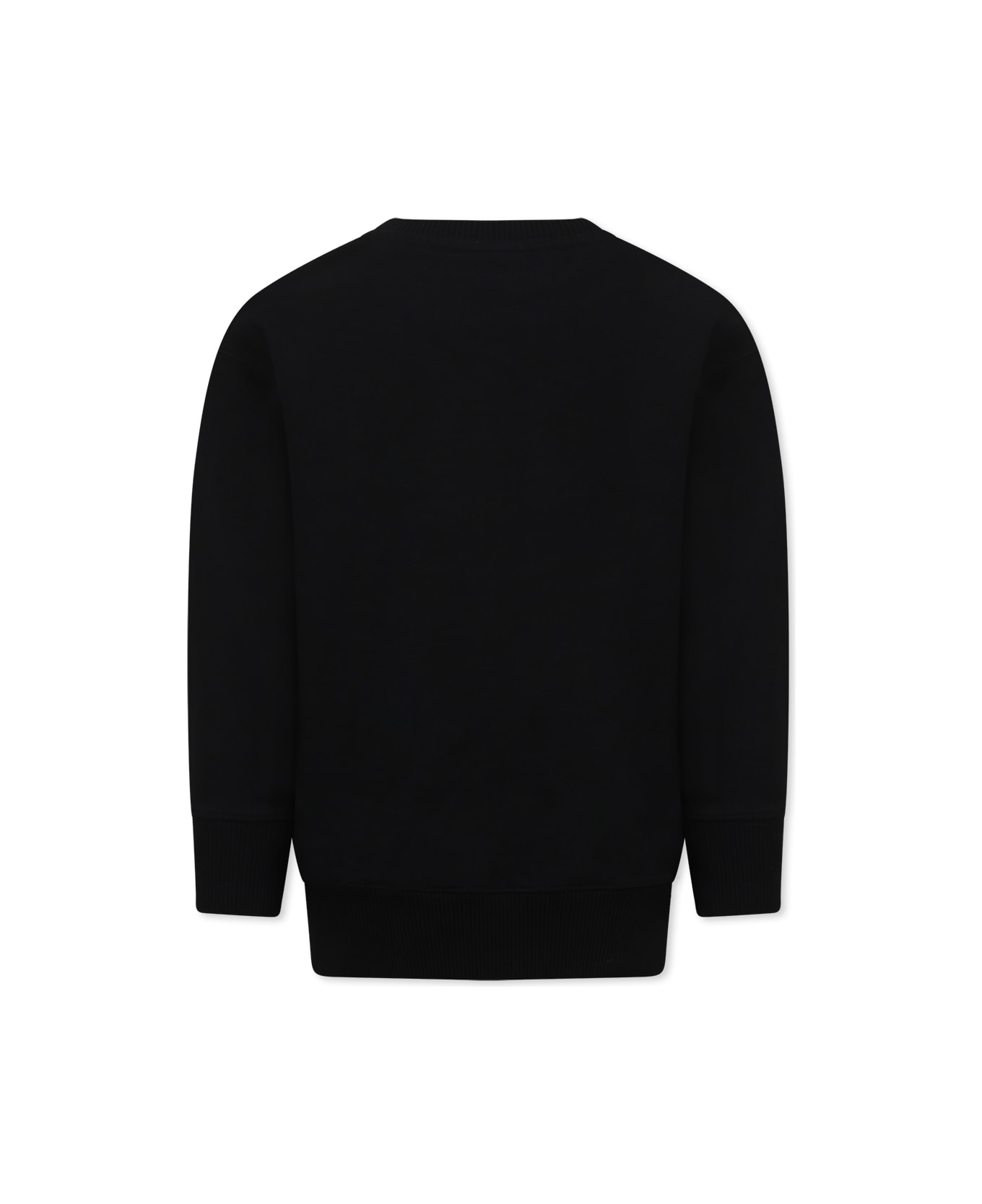 Off-White Black Sweatshirt For Boy With Logo - Black