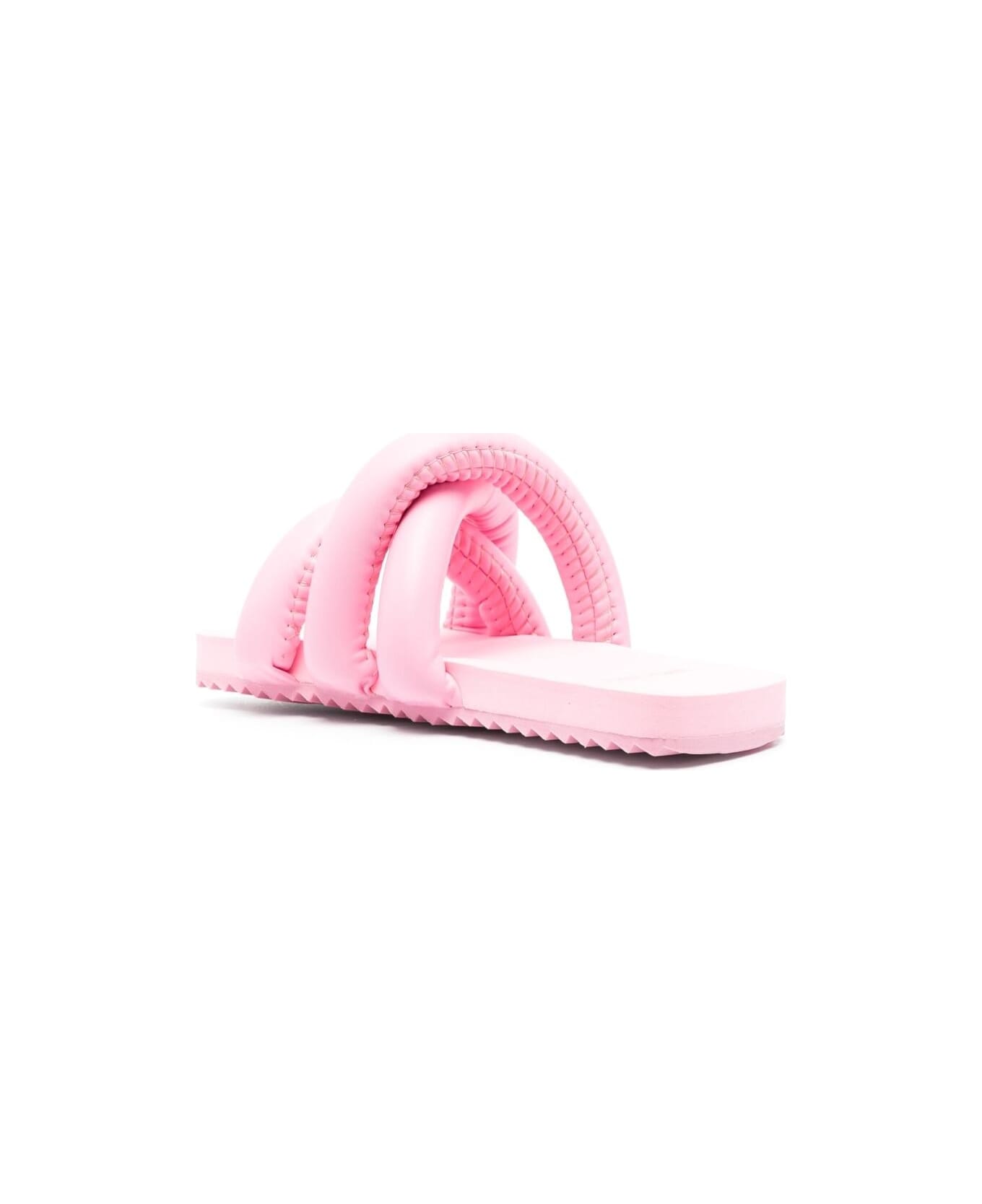 YUME YUME Tyre Yume Woman's Vegan Leather Padded Slide Sandals - Pink