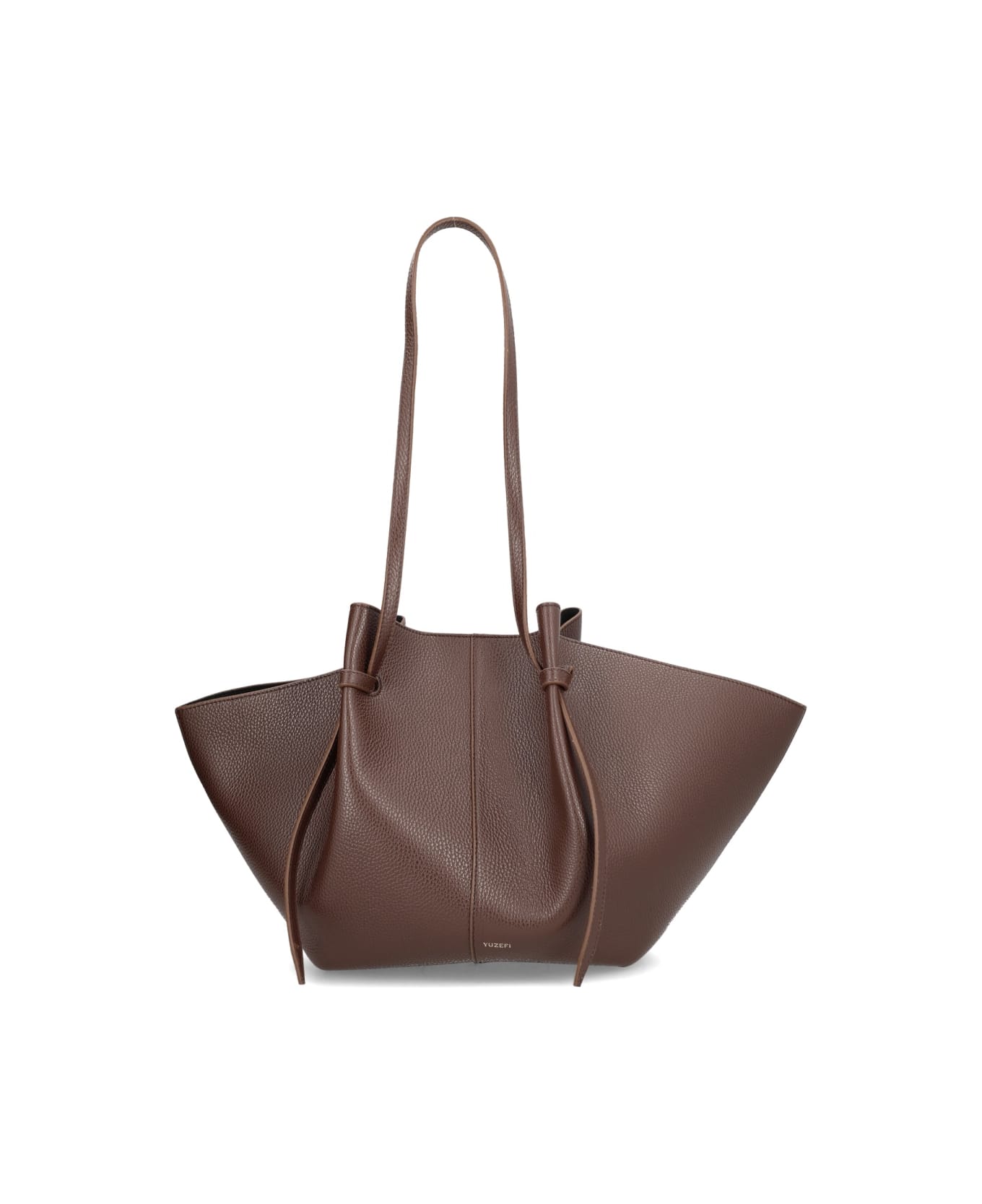 YUZEFI Large "mochi" Bag - BROWN