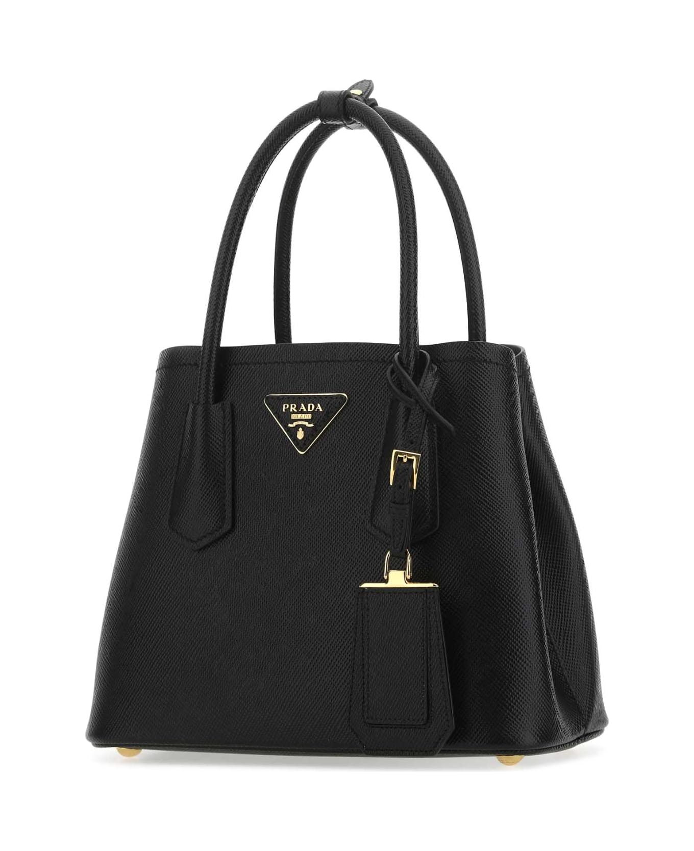 Prada Black Leather Handbag - Black