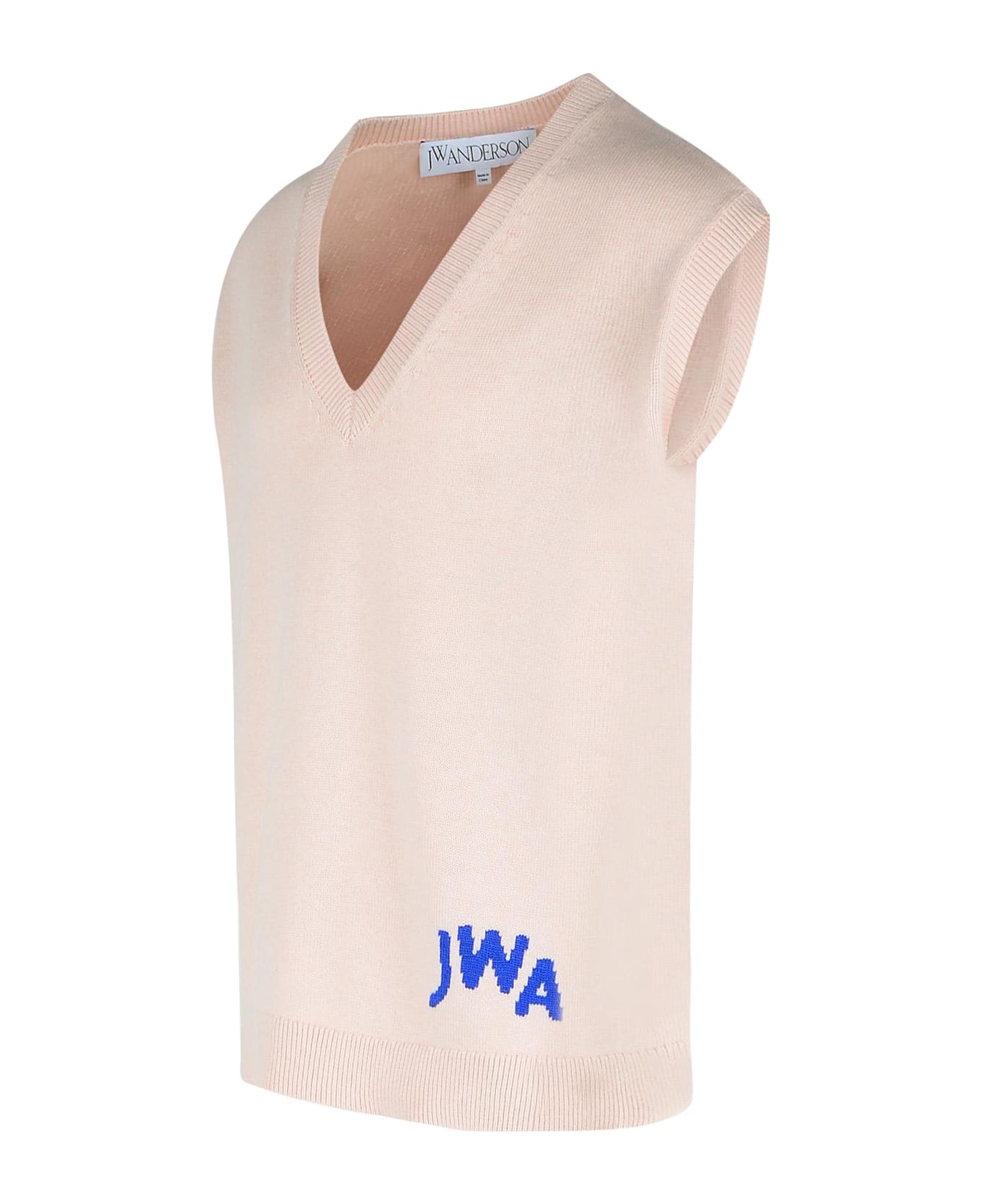 J.W. Anderson Pink Cotton Vest - BLUSH