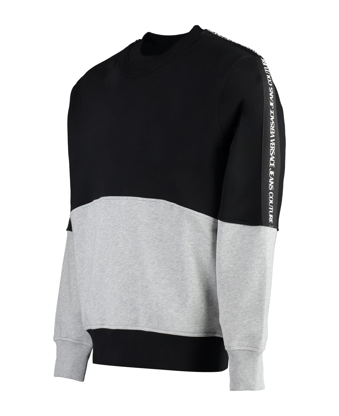 Versace Jeans Couture Cotton Crew-neck Sweatshirt - black