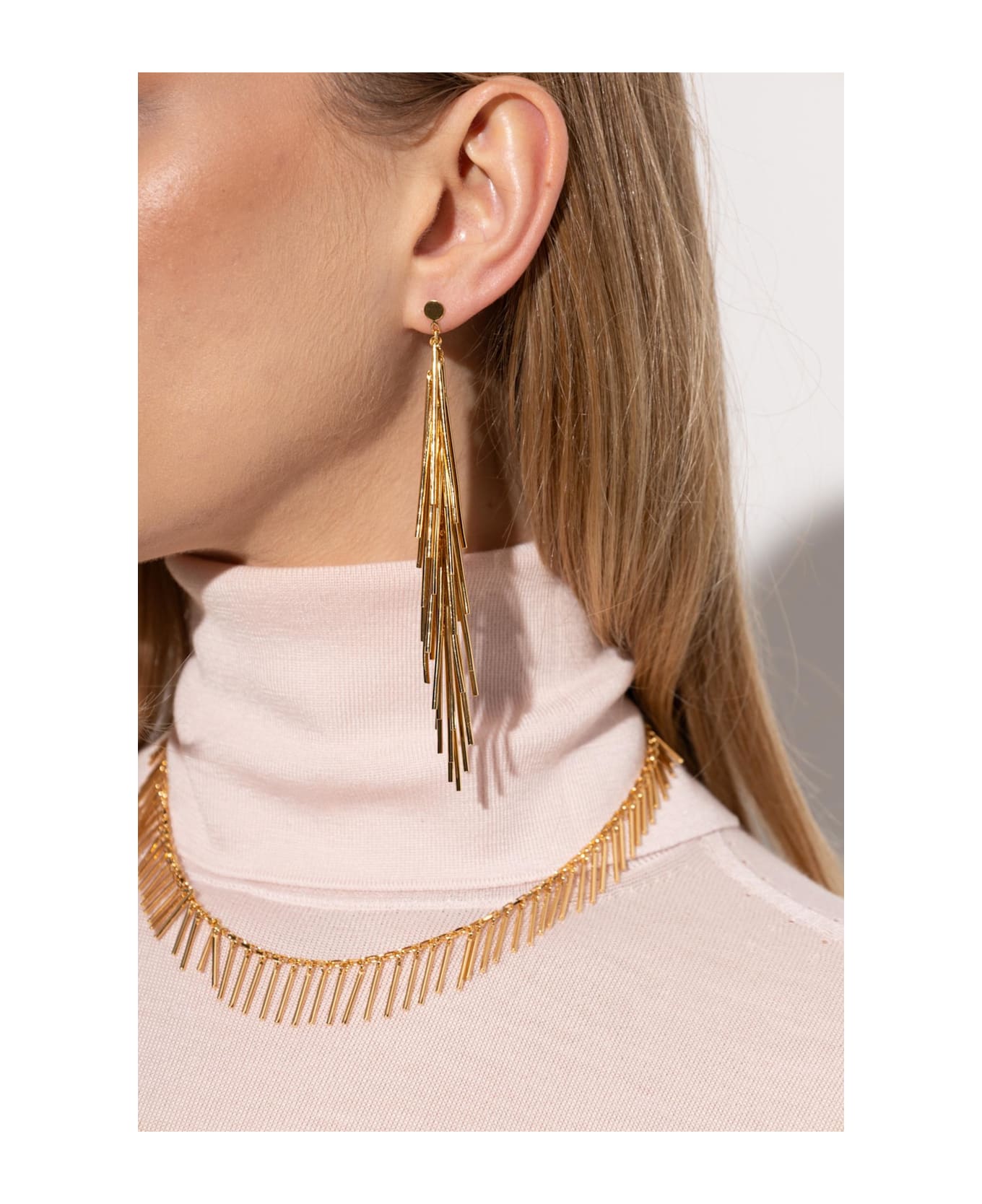 Jil Sander Earrings With Pendants - GOLD