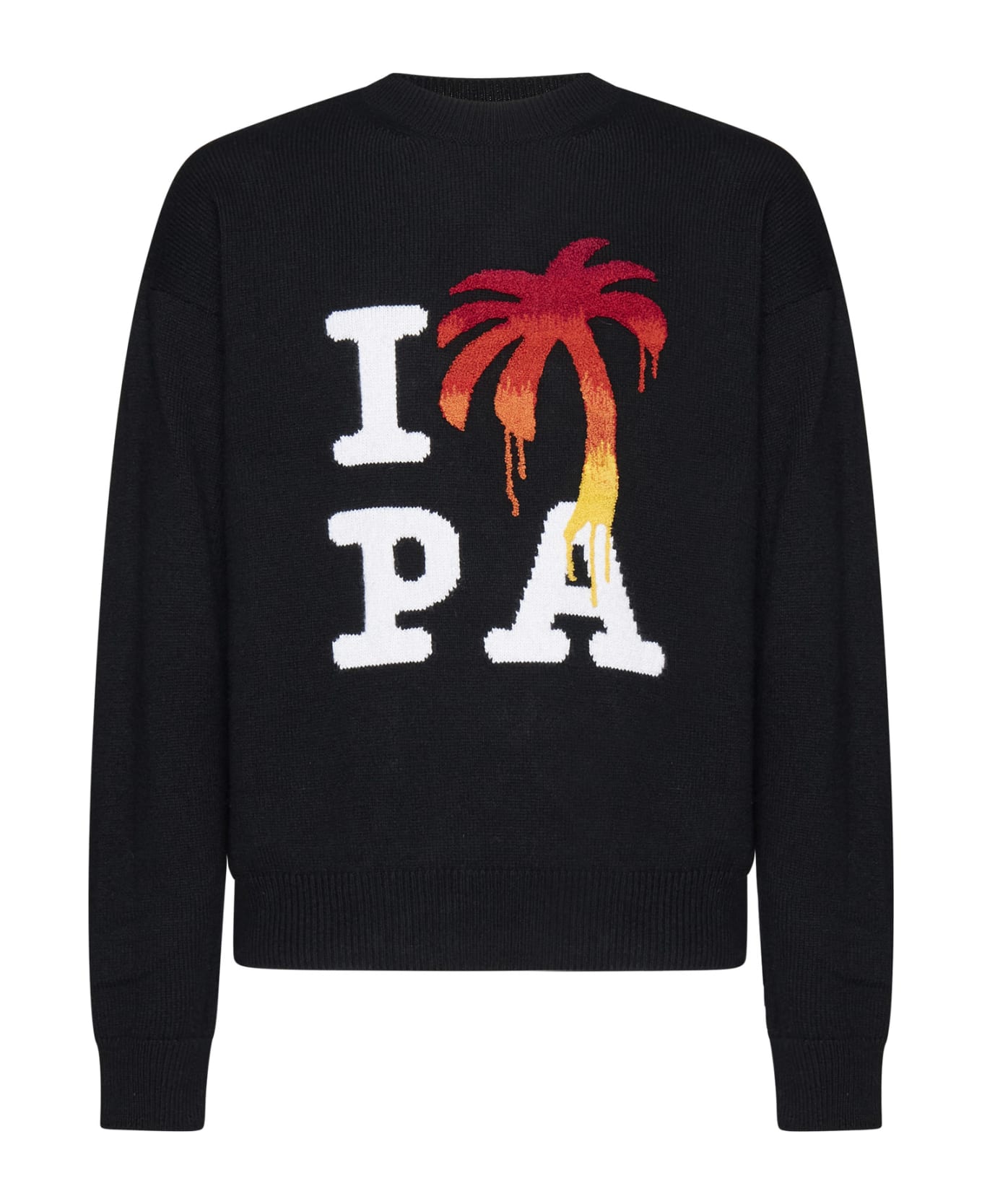 Palm Angels 'i Love Pa' Sweater - Black Red