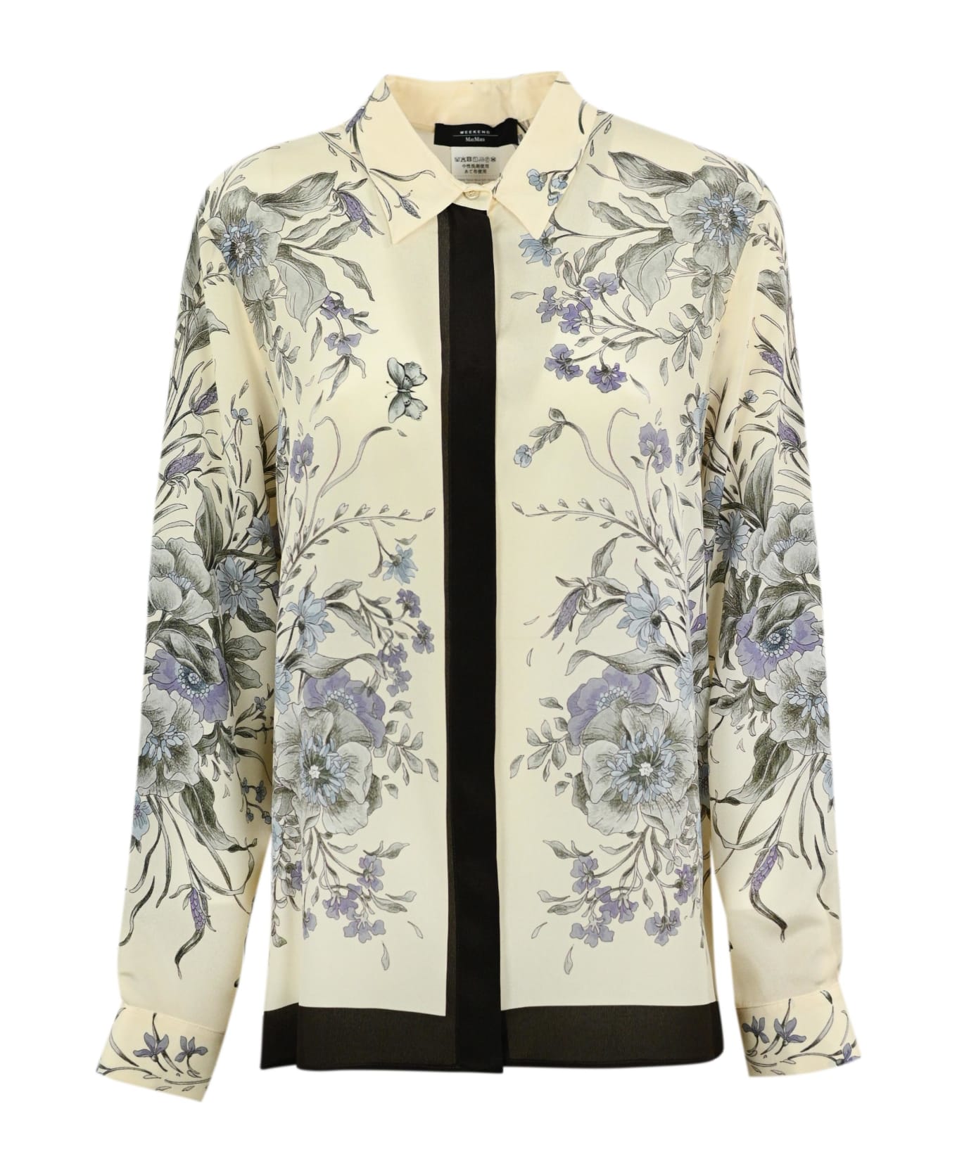 Weekend Max Mara 'ponte' Shirt In Silk With Design | italist, ALWAYS ...