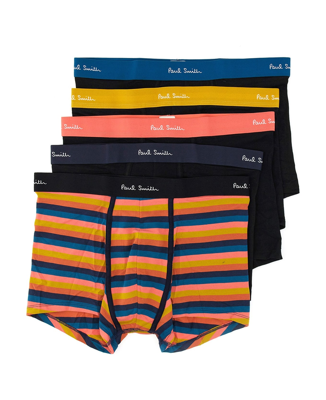 Paul Smith Pack Of Five Boxer Shorts - Black