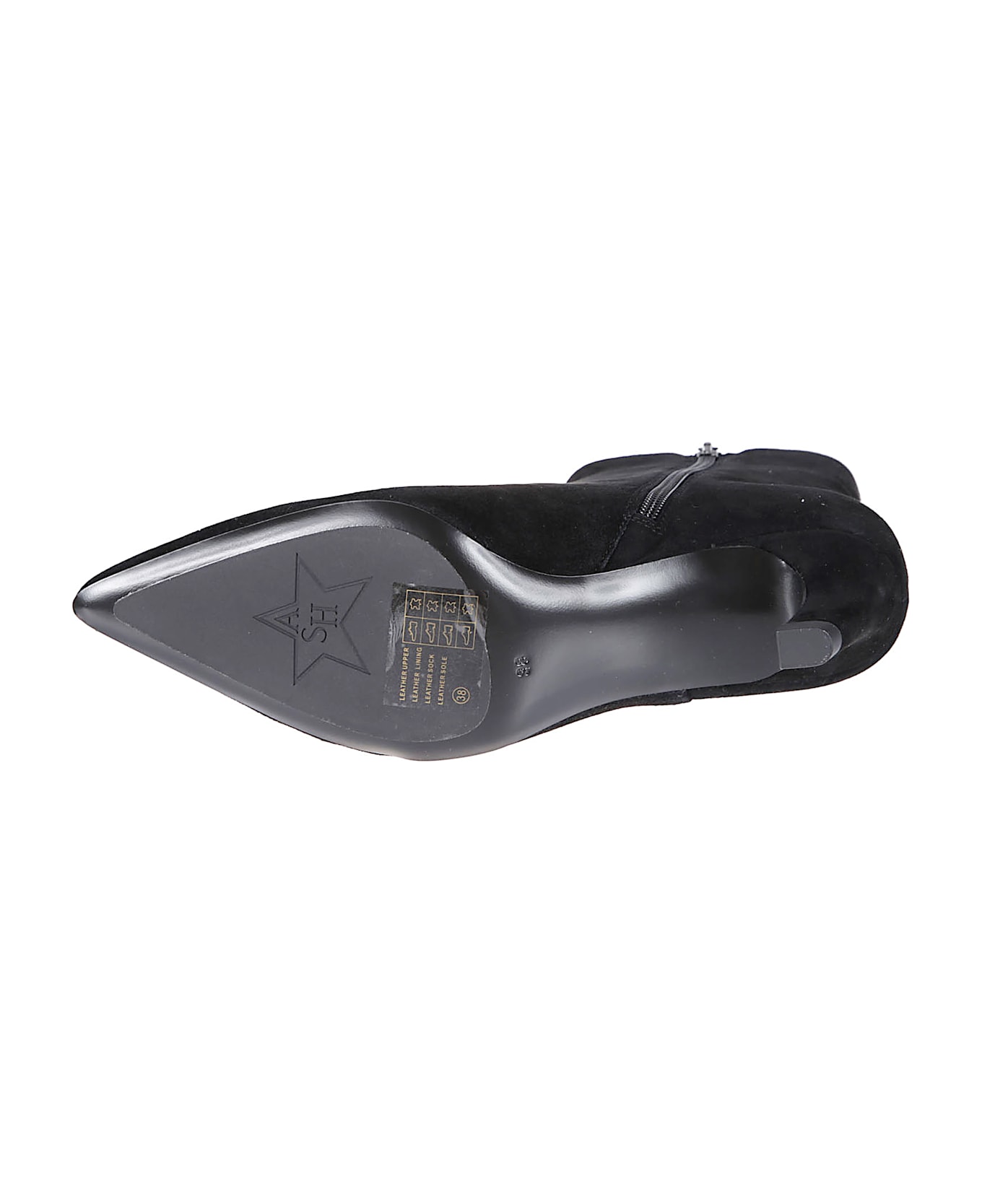 Ash Vicky Ankle Boots - Black