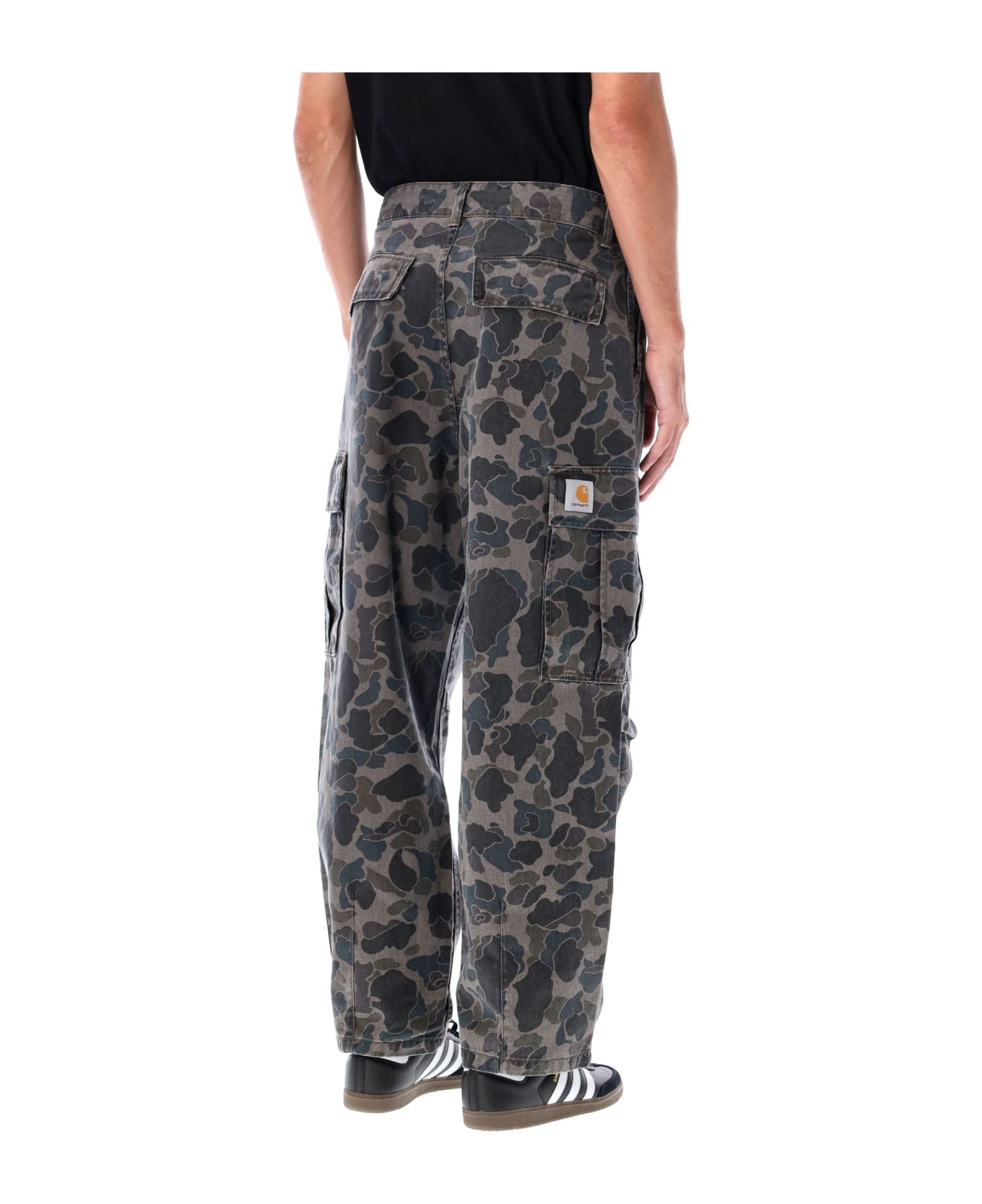 Carhartt Cole Cargo Pants - CAMO DUCK GREY