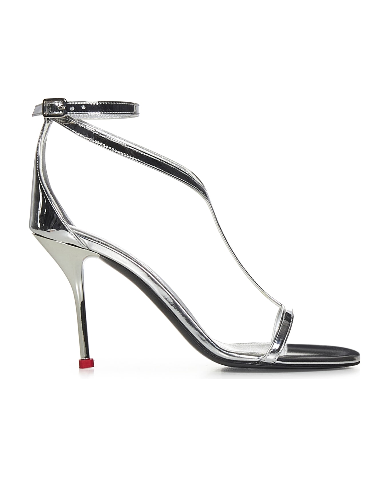 Alexander McQueen Harness Sandals - Silver