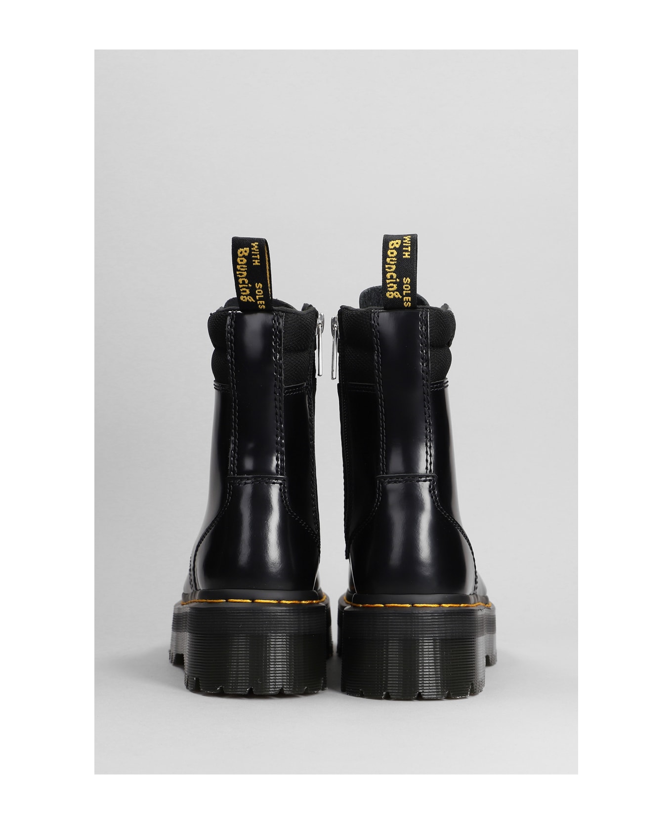 Dr. Martens Jadon Ii Hardware Leather Platform Boots - Black ブーツ
