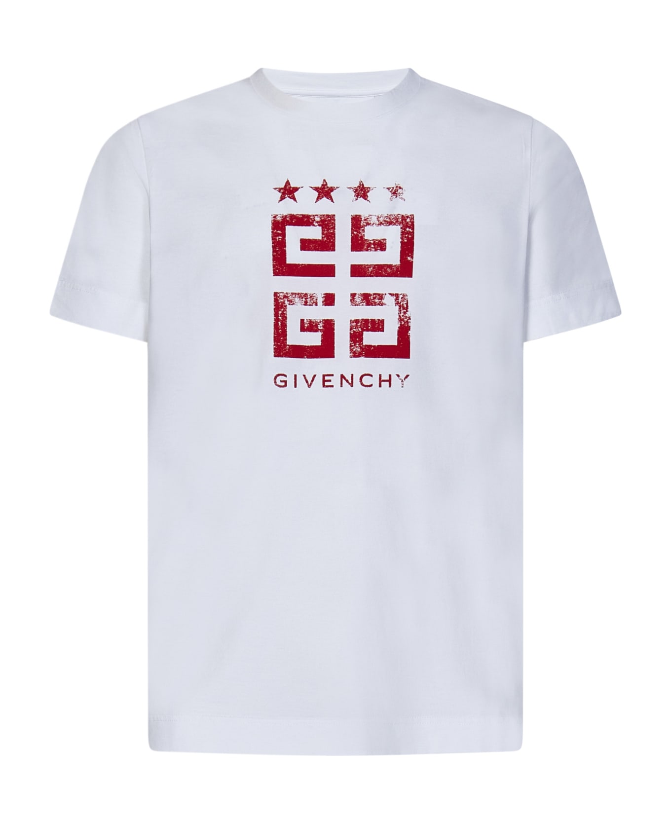 Givenchy 4g Stars T-shirt - White シャツ