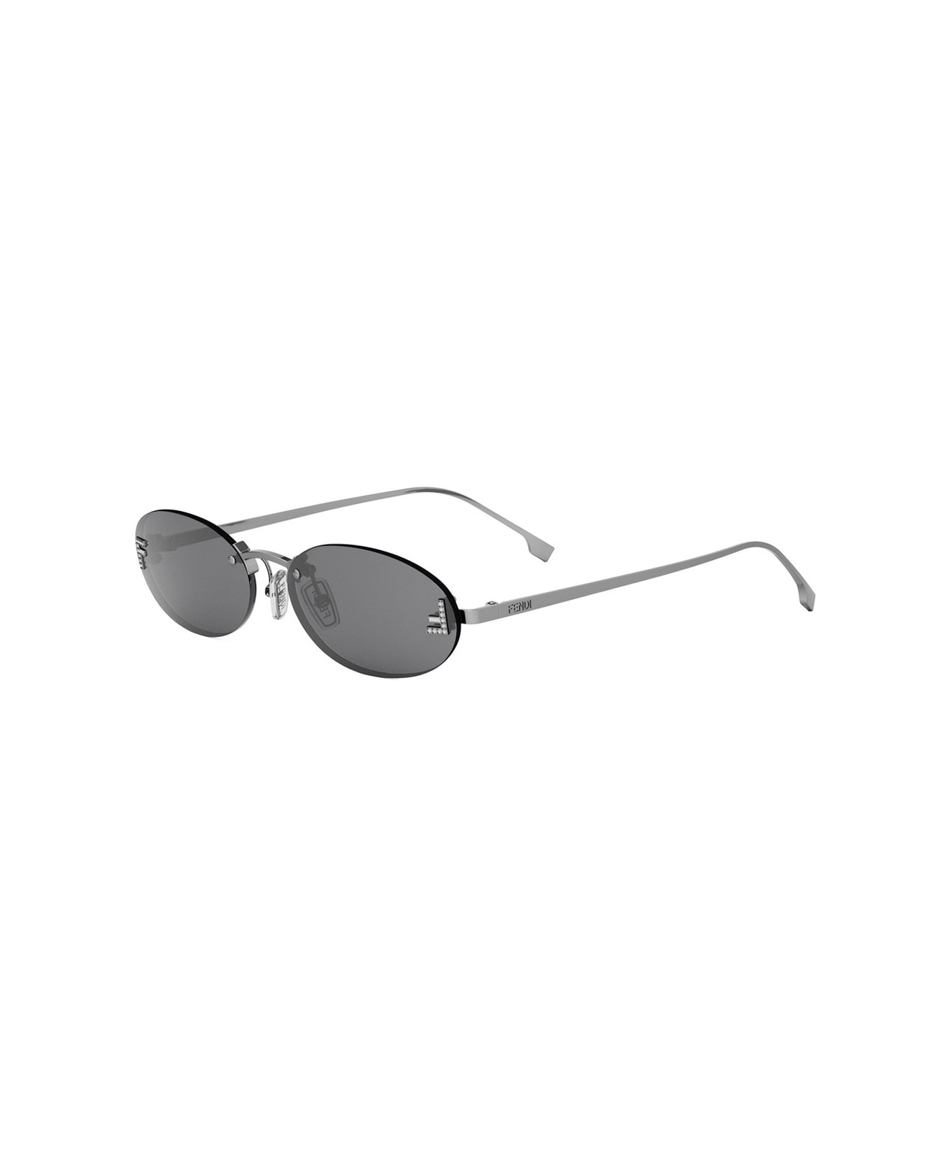 Fendi Eyewear Fe4075us 12a Argento Sunglasses - Argento