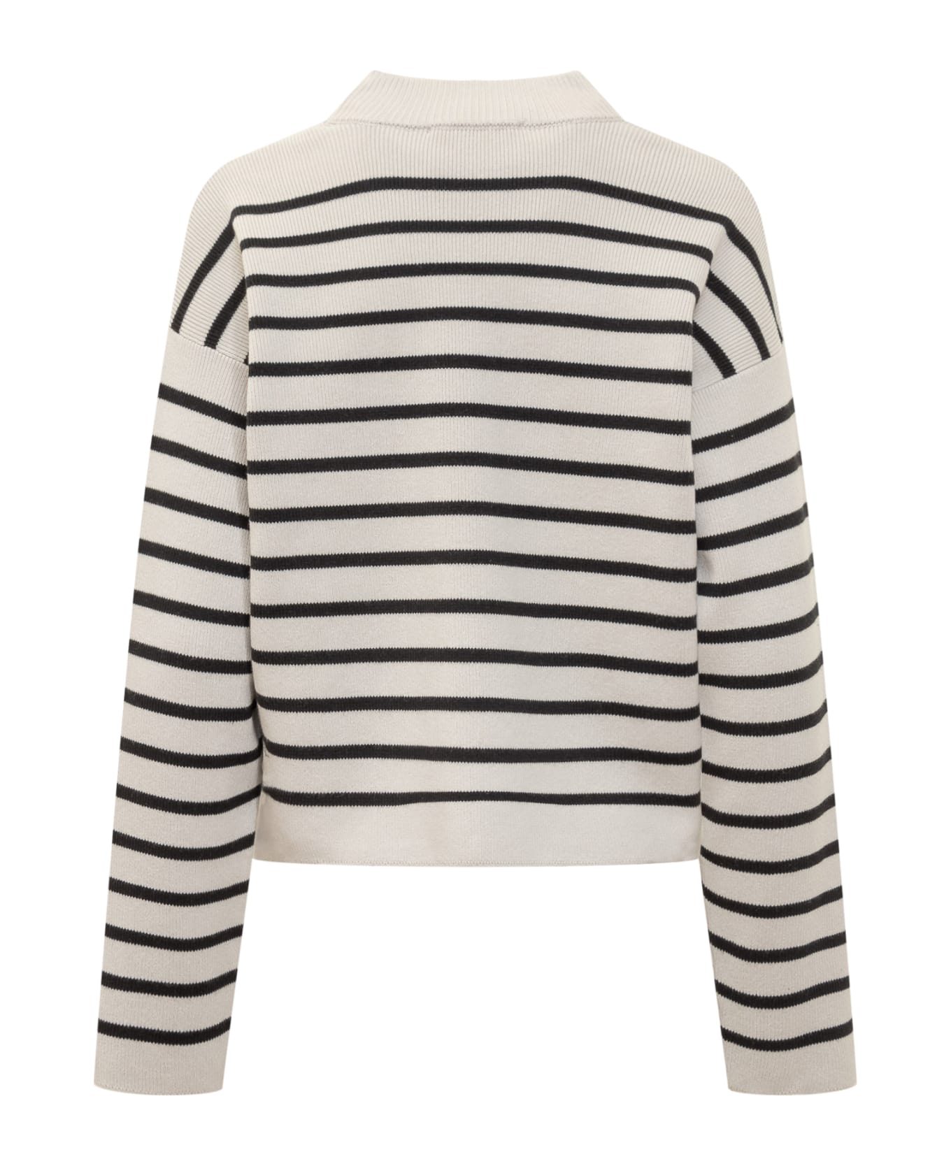 Ami Alexandre Mattiussi Sweater With Logo - White ニットウェア