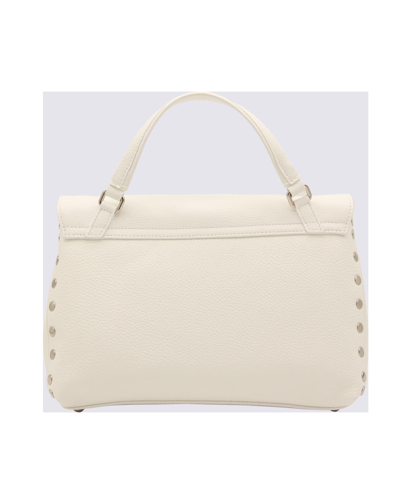 Zanellato White Leather Postina Daily Baby Tote Bag - White トートバッグ