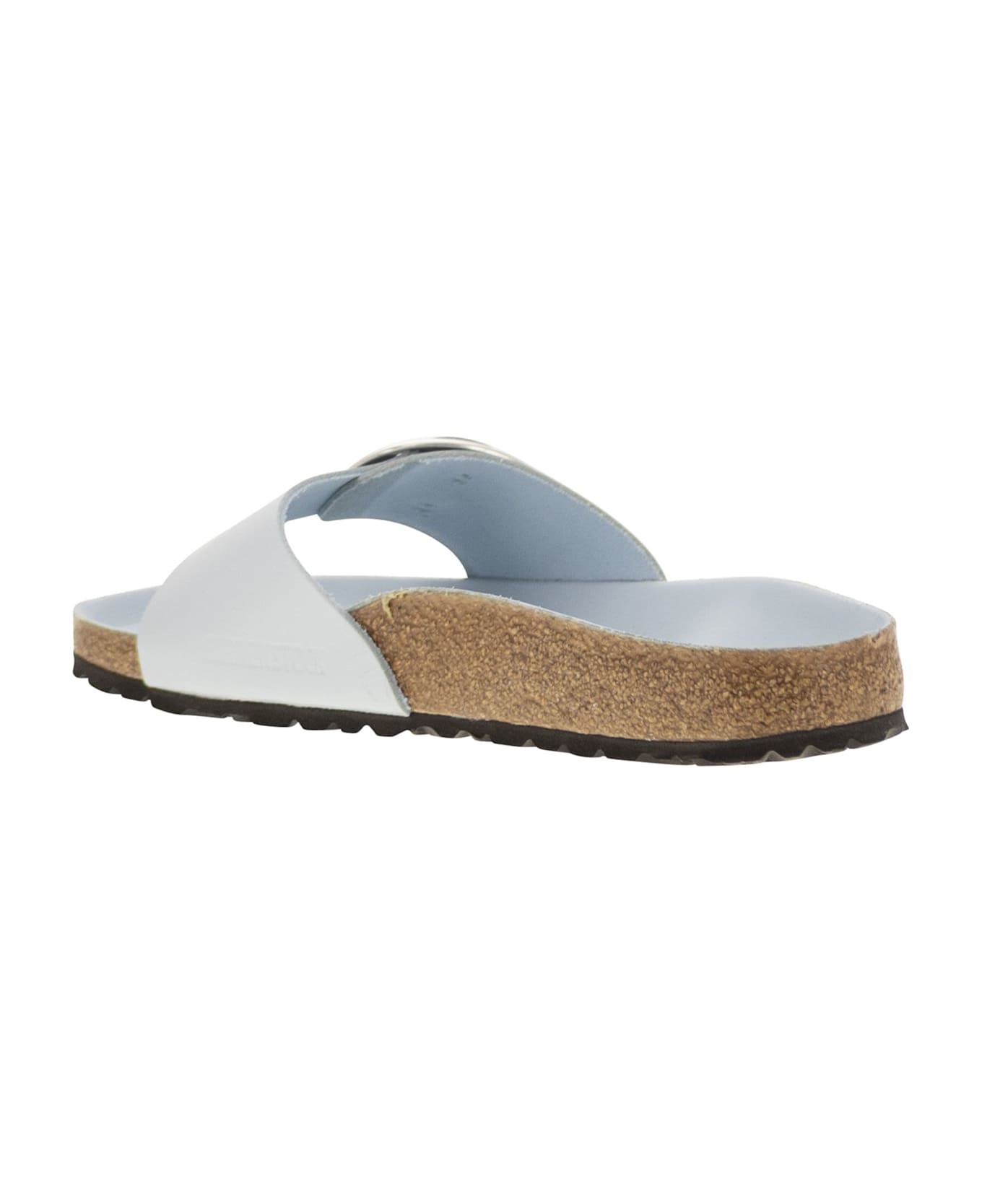 Birkenstock Madrid Big Buckle - Flat Sandal - BLUE