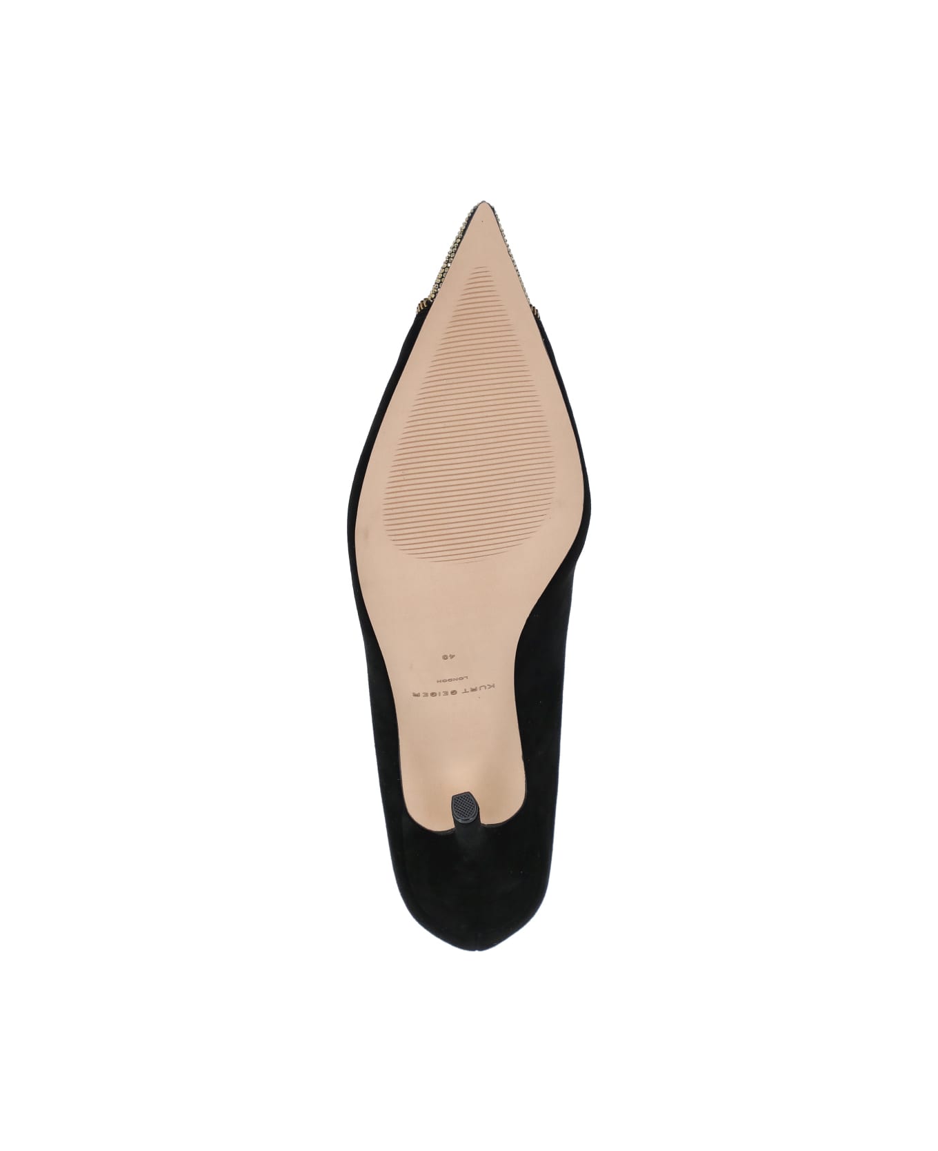 Kurt Geiger Zip Court Decollete - Black