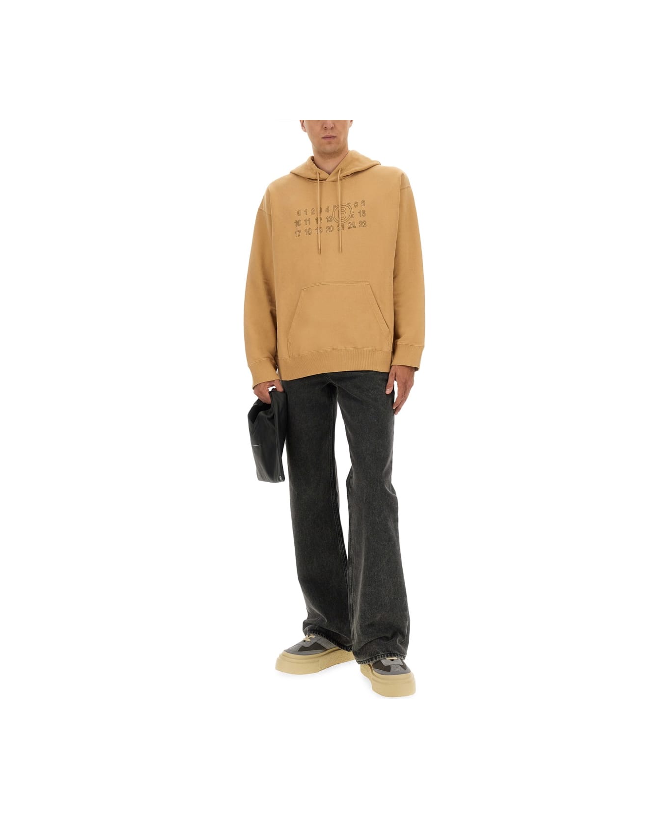 MM6 Maison Margiela Hoodie - BEIGE
