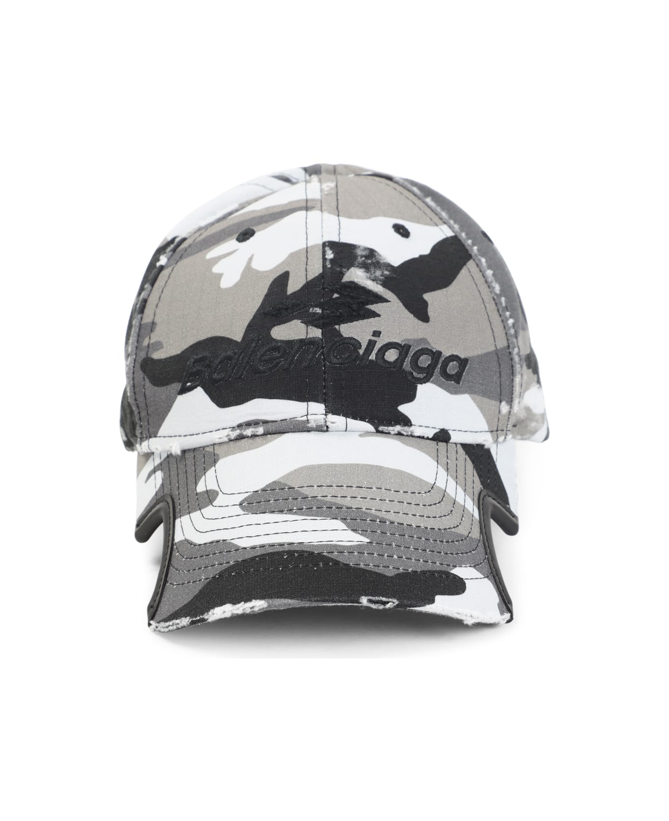 Balenciaga Camo Hat - Grey Black
