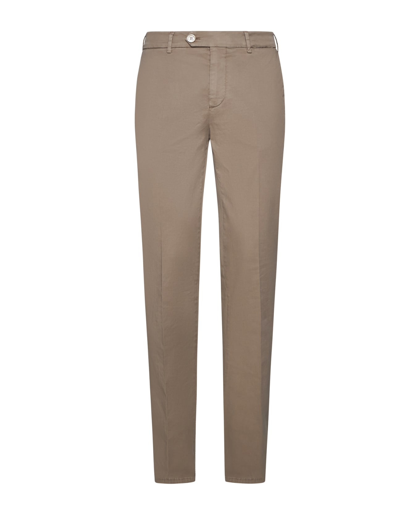 Brunello Cucinelli Garment-dyed Trousers - Beige