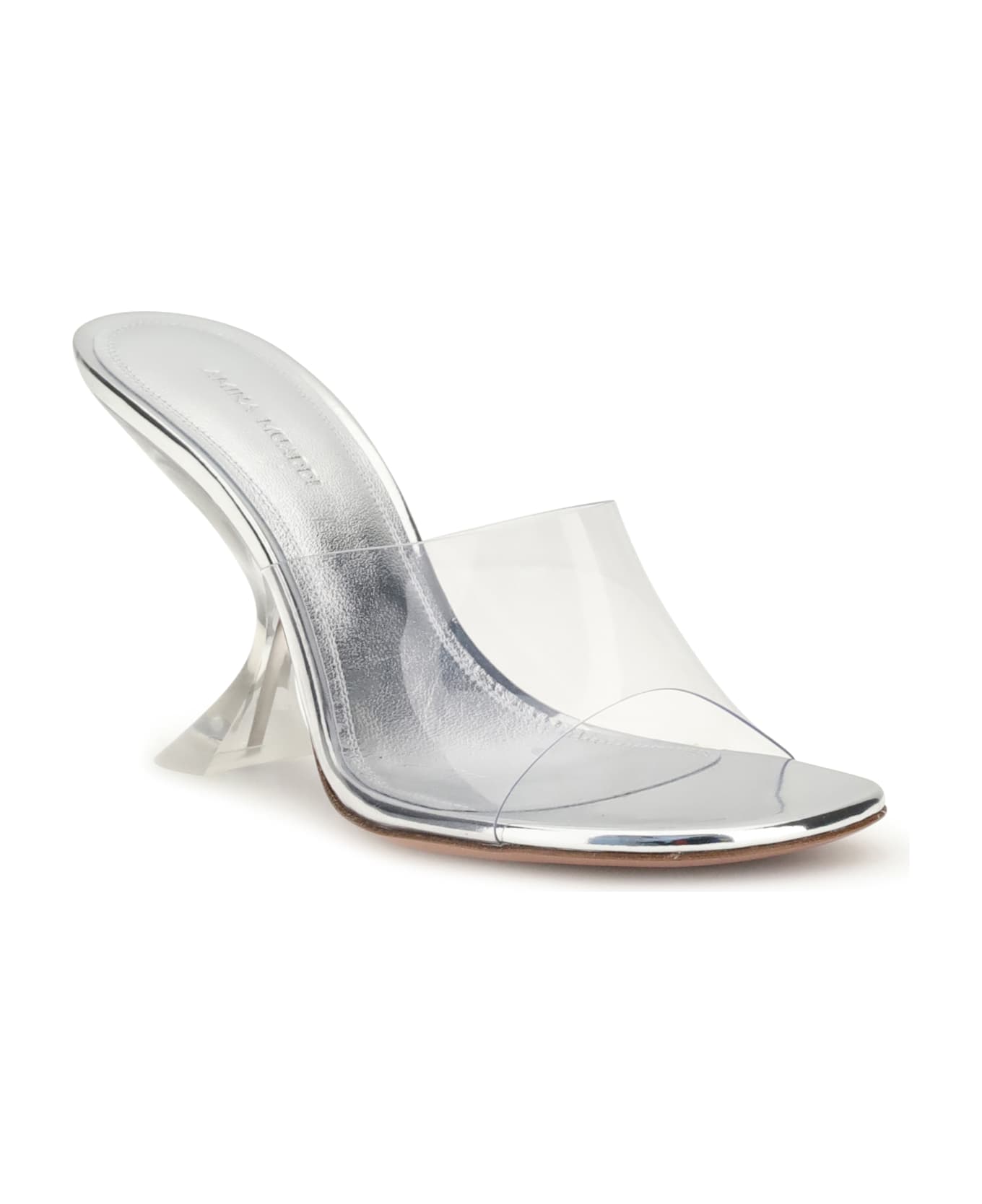 Amina Muaddi Taylor Glass Sandals