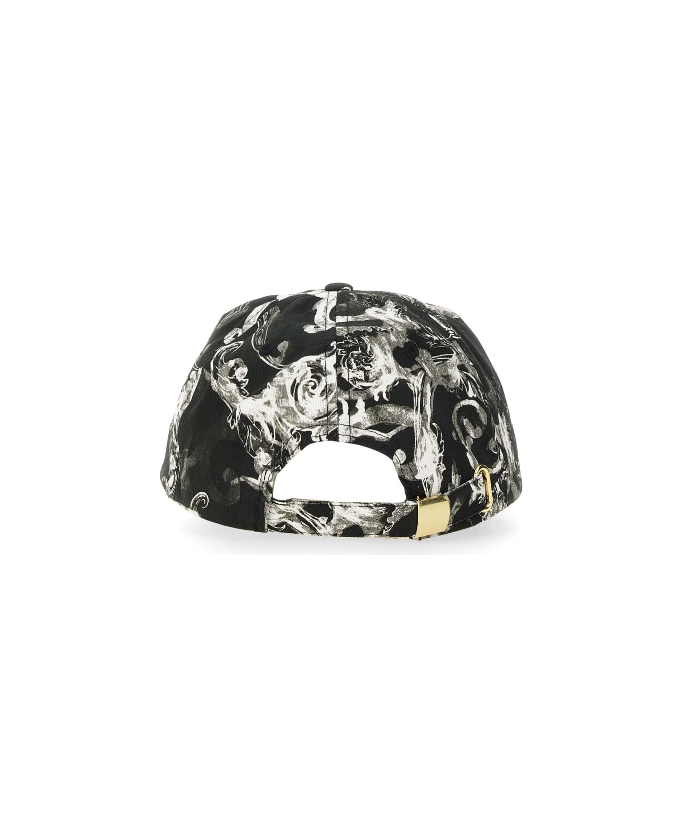 Versace Jeans Couture Baseball Hat With Logo - BLACK