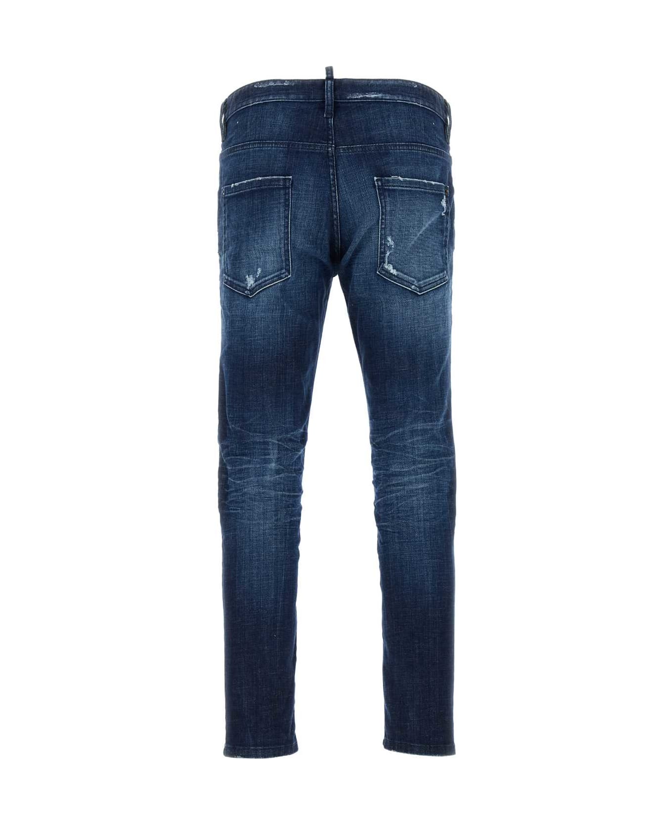 Dsquared2 Stretch Denim Skater Jeans - BLUE