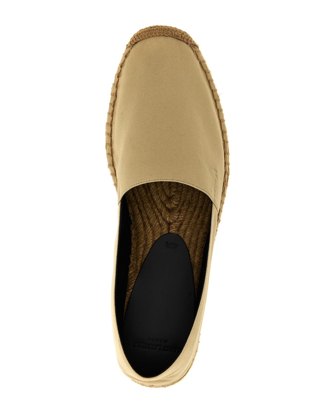 Saint Laurent Cotton Espadrilles - Beige
