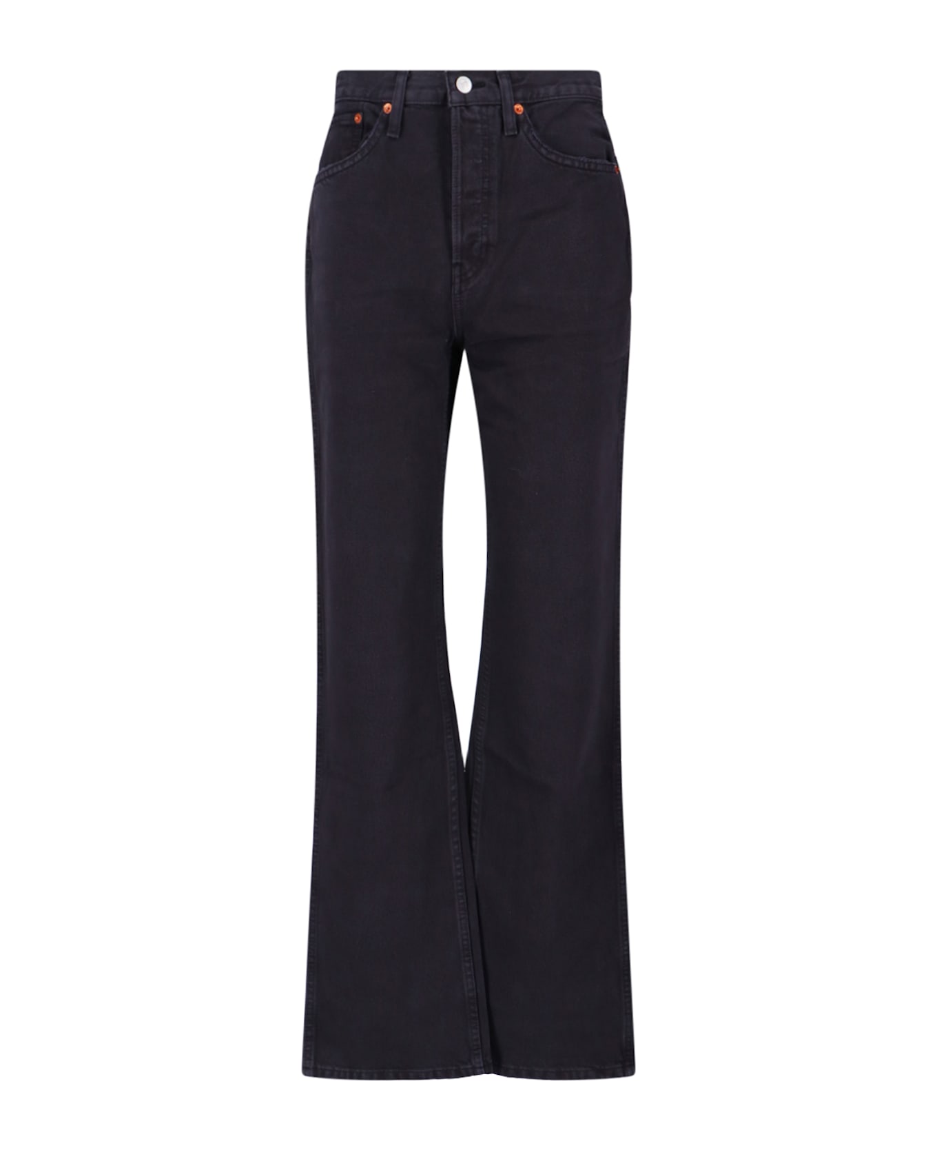 RE/DONE '70s' Bootcut Jeans - Black  