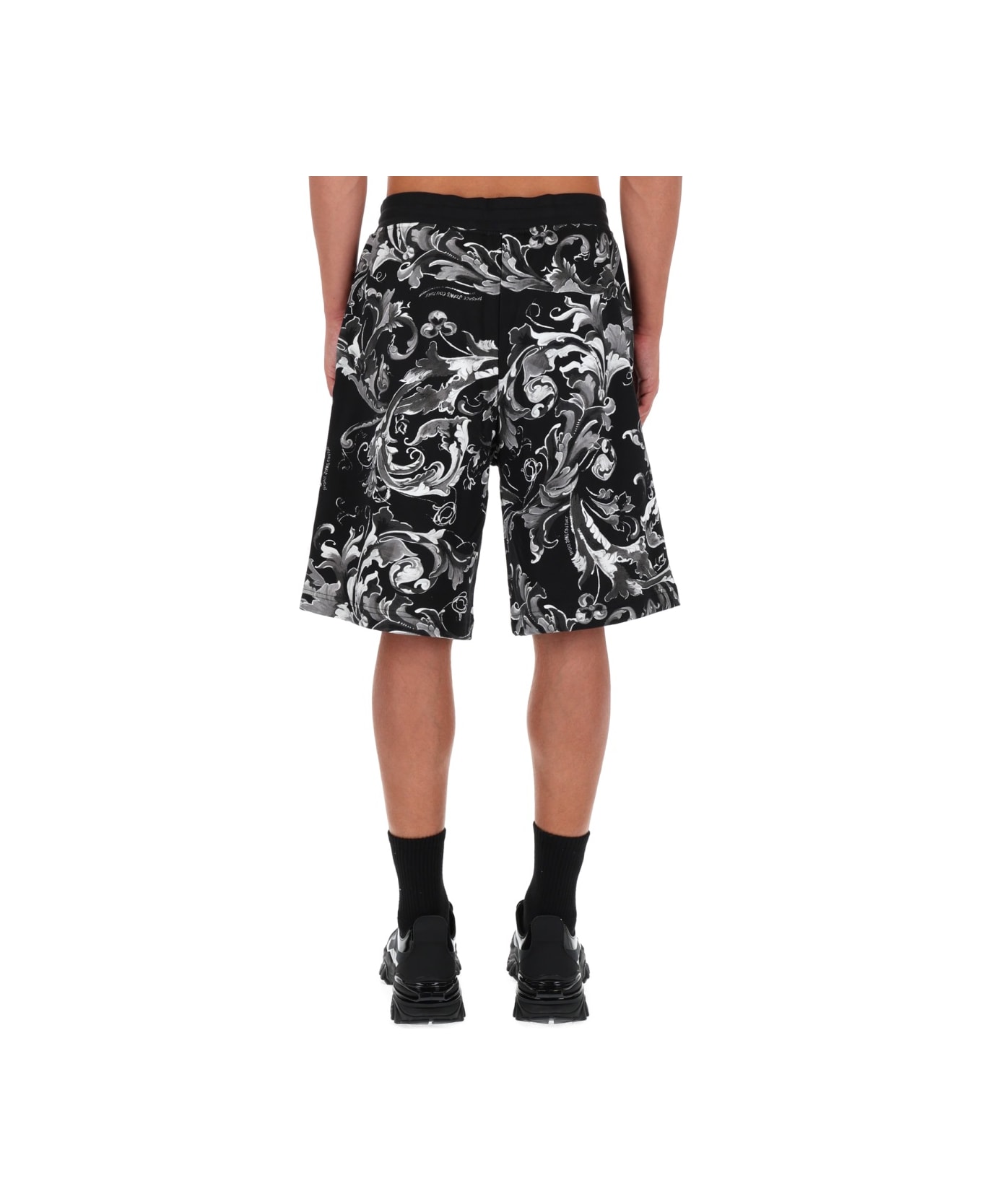 Versace Jeans Couture Short Pocelain Baroque - BLACK