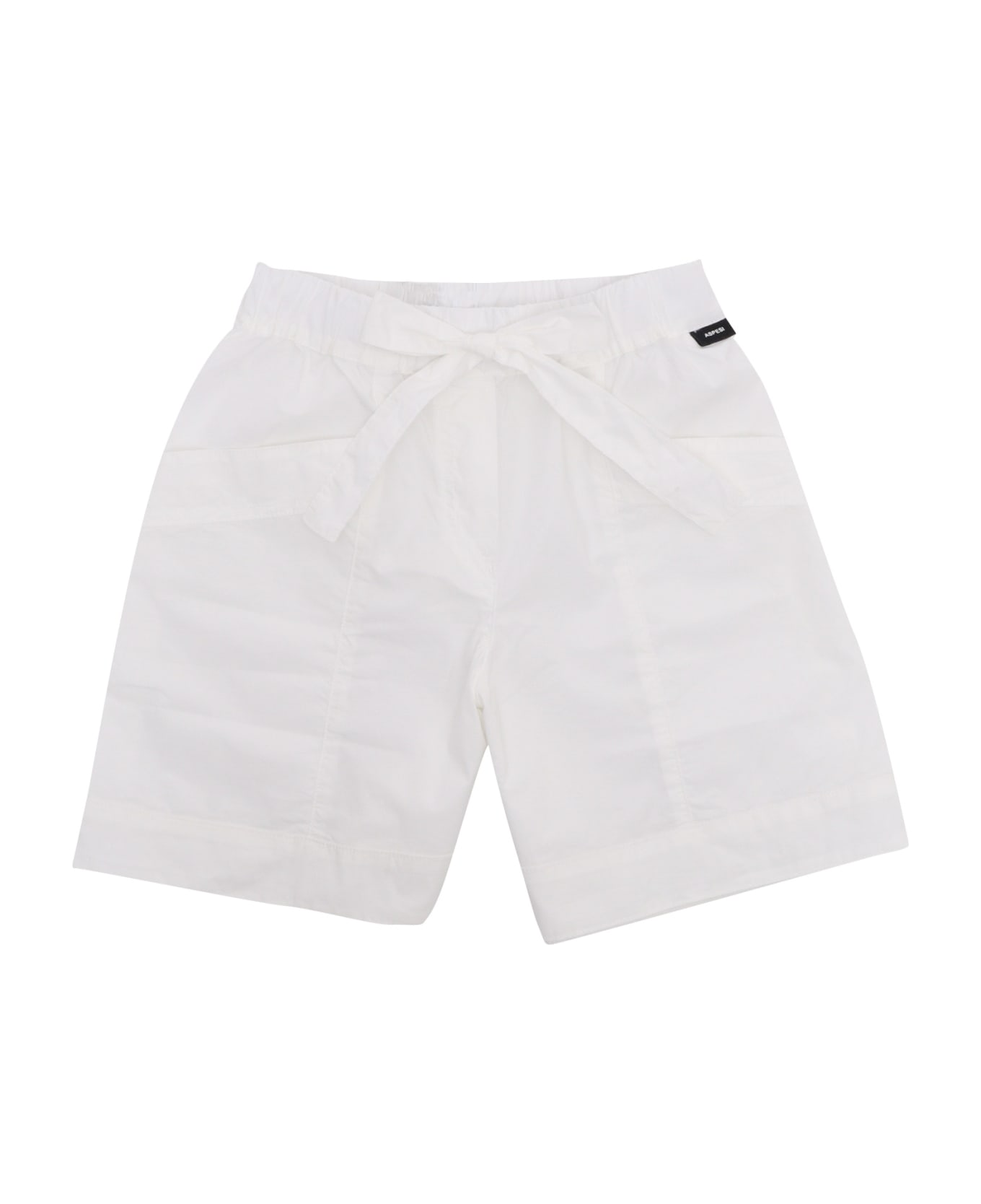 Aspesi White Shorts - WHITE