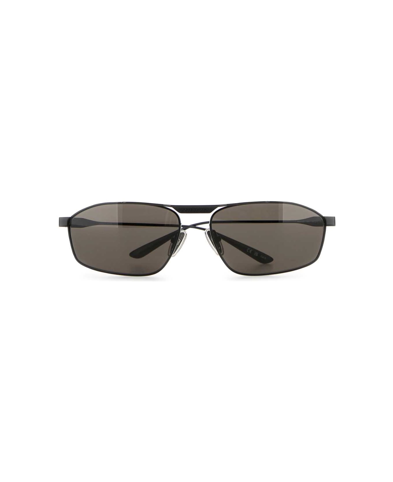 Balenciaga Black Metal Sunglasses - Black