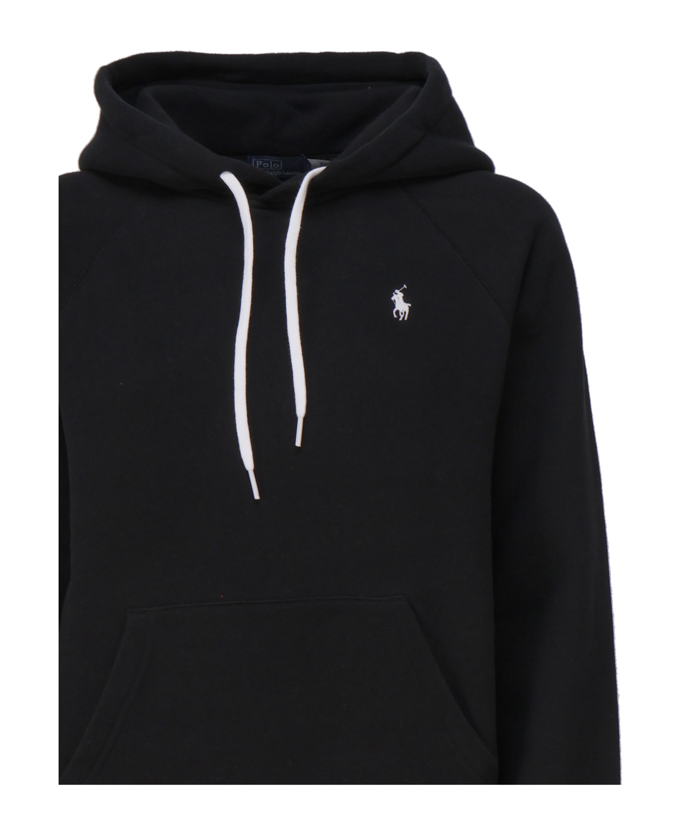 Polo Ralph Lauren Black Cotton Blend Sweatshirt - POLOBLACK フリース