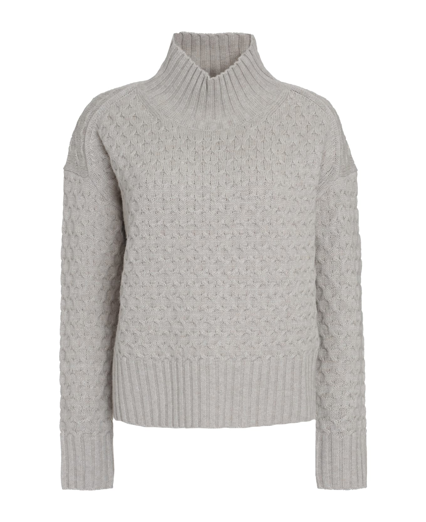 Max Mara Studio Valdese Wool And Cashmere Sweater - Grey