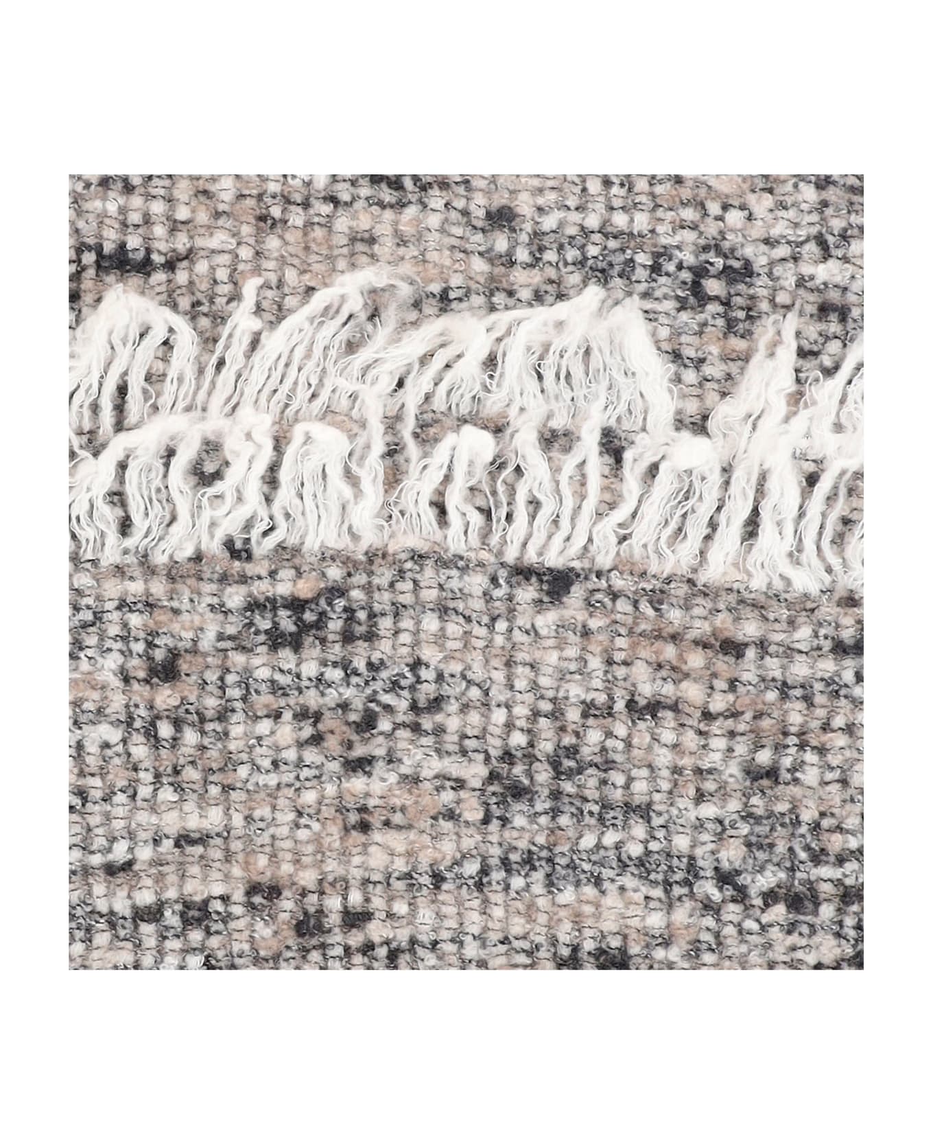 Faliero Sarti Cashmere Blend Scarf - Grey