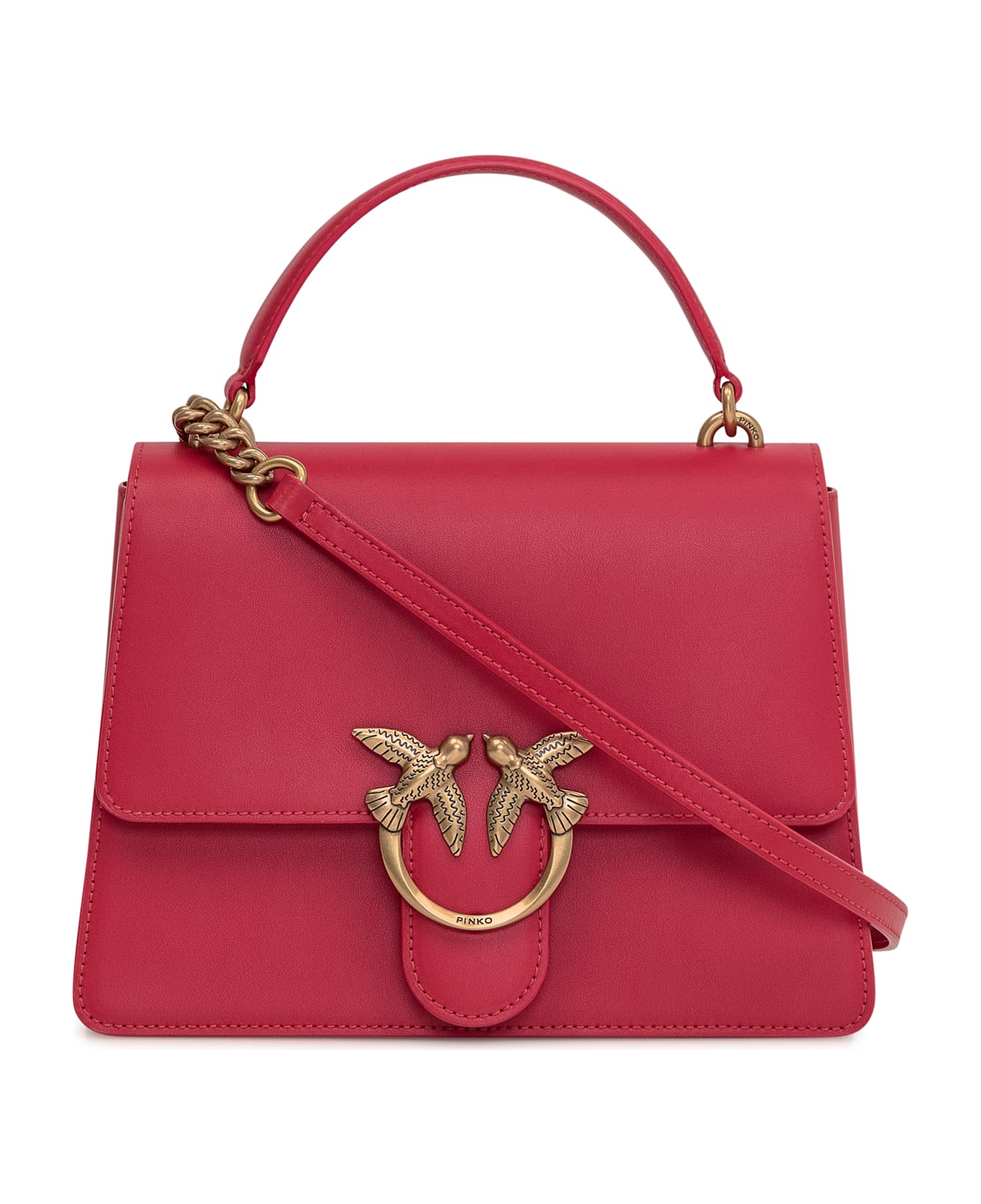 Pinko Love One Top Handle Bag - Red