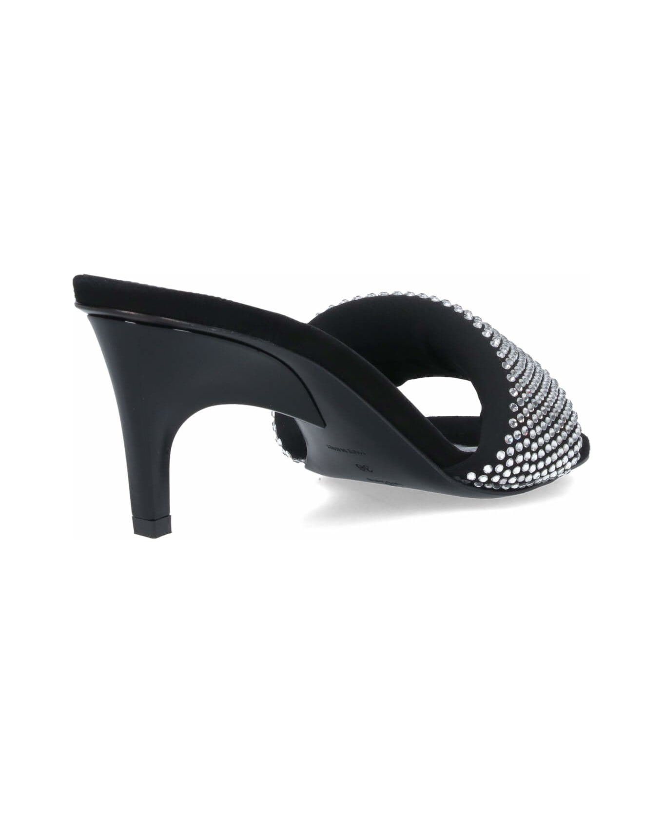 The Attico Rem Sandals - Silver