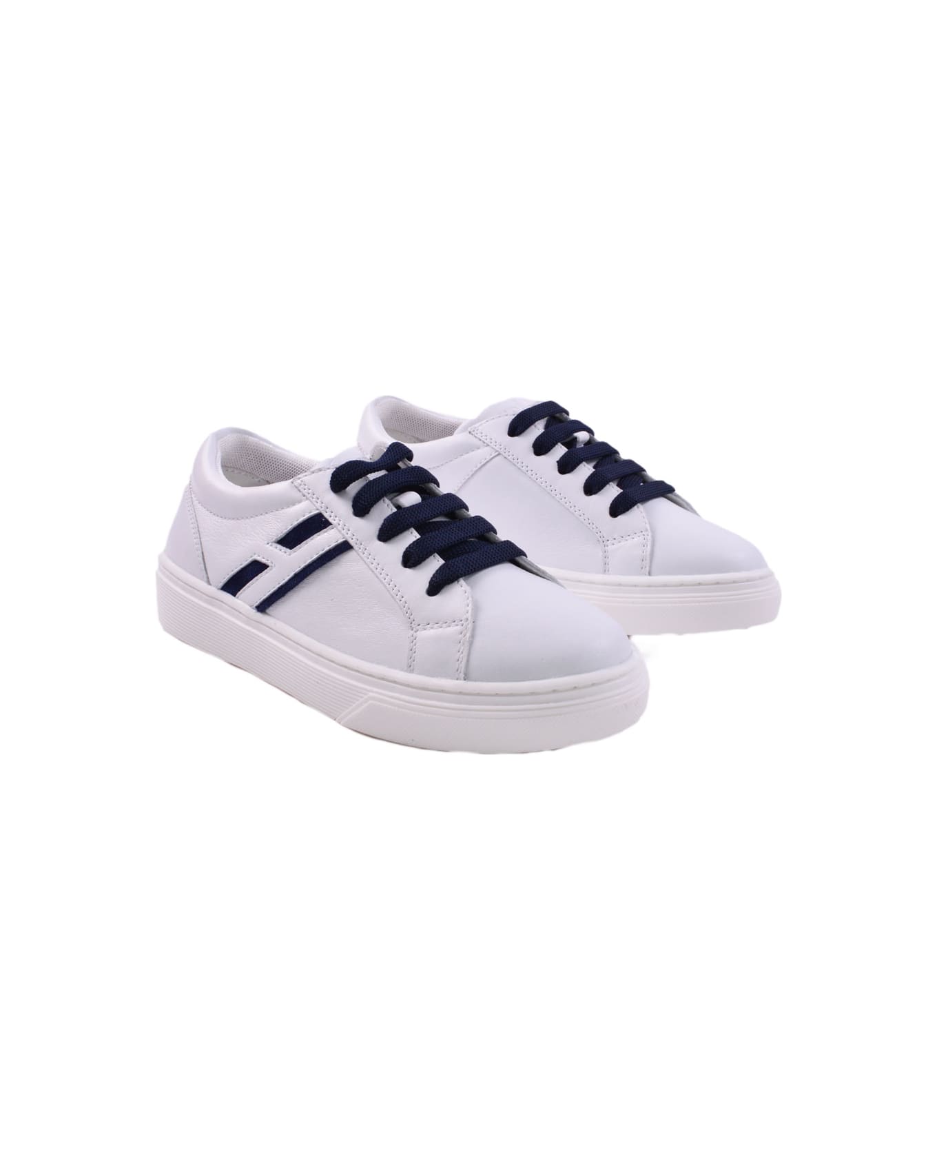 Hogan R365 Sneakers In Leather - White シューズ