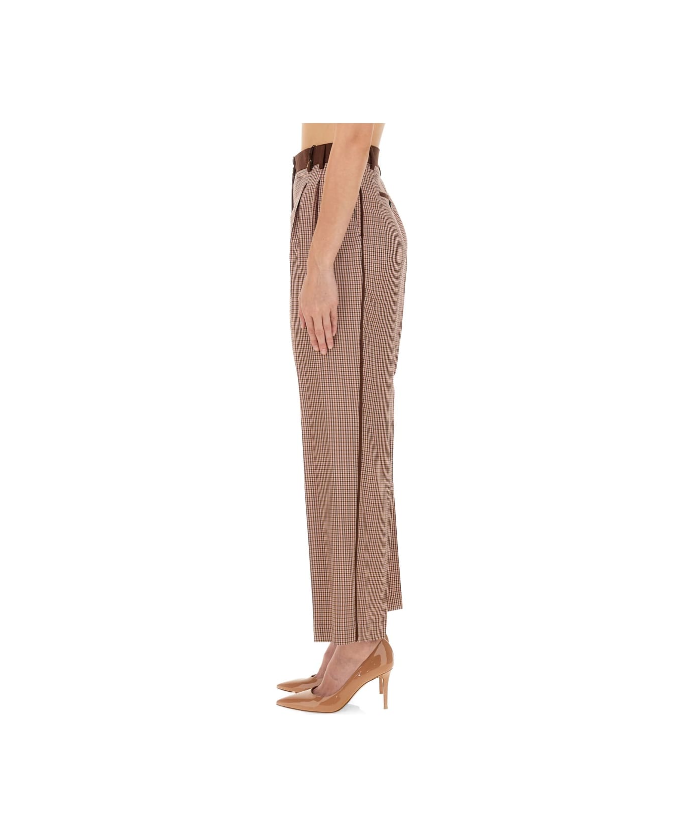 PS by Paul Smith Regular Fit Pants - BROWN