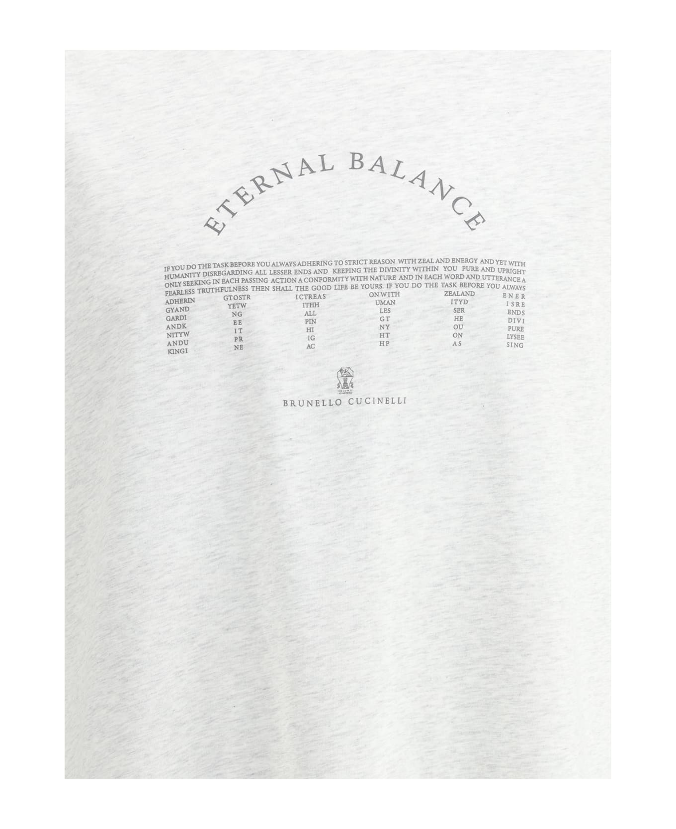 Brunello Cucinelli T-shirt - Perla/grigio Medio