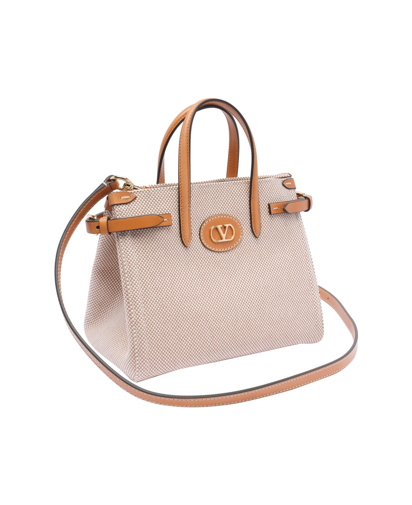 Valentino Garavani Small Antibes Tote Bag - Beige