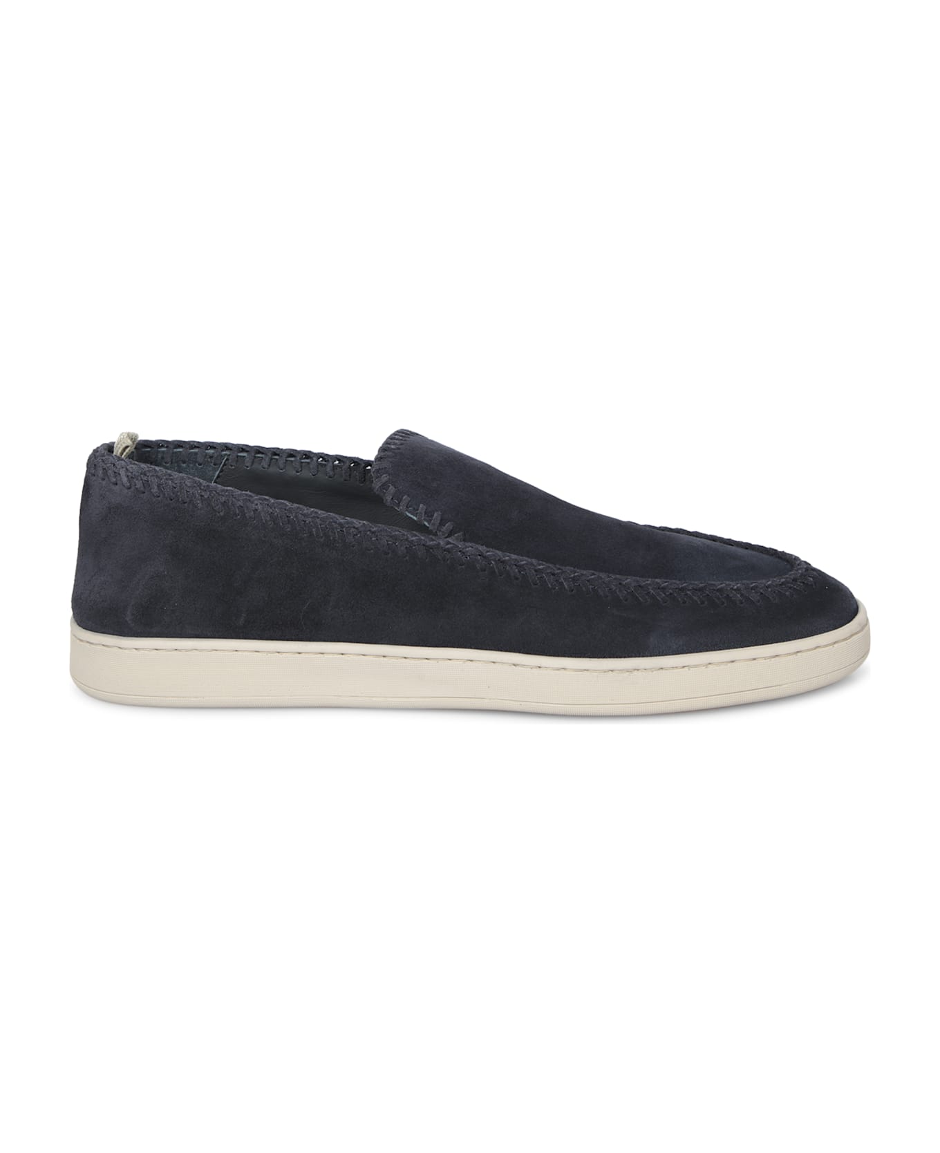 Officine Creative Driver Suede Herbie Blue Loafers - Blue