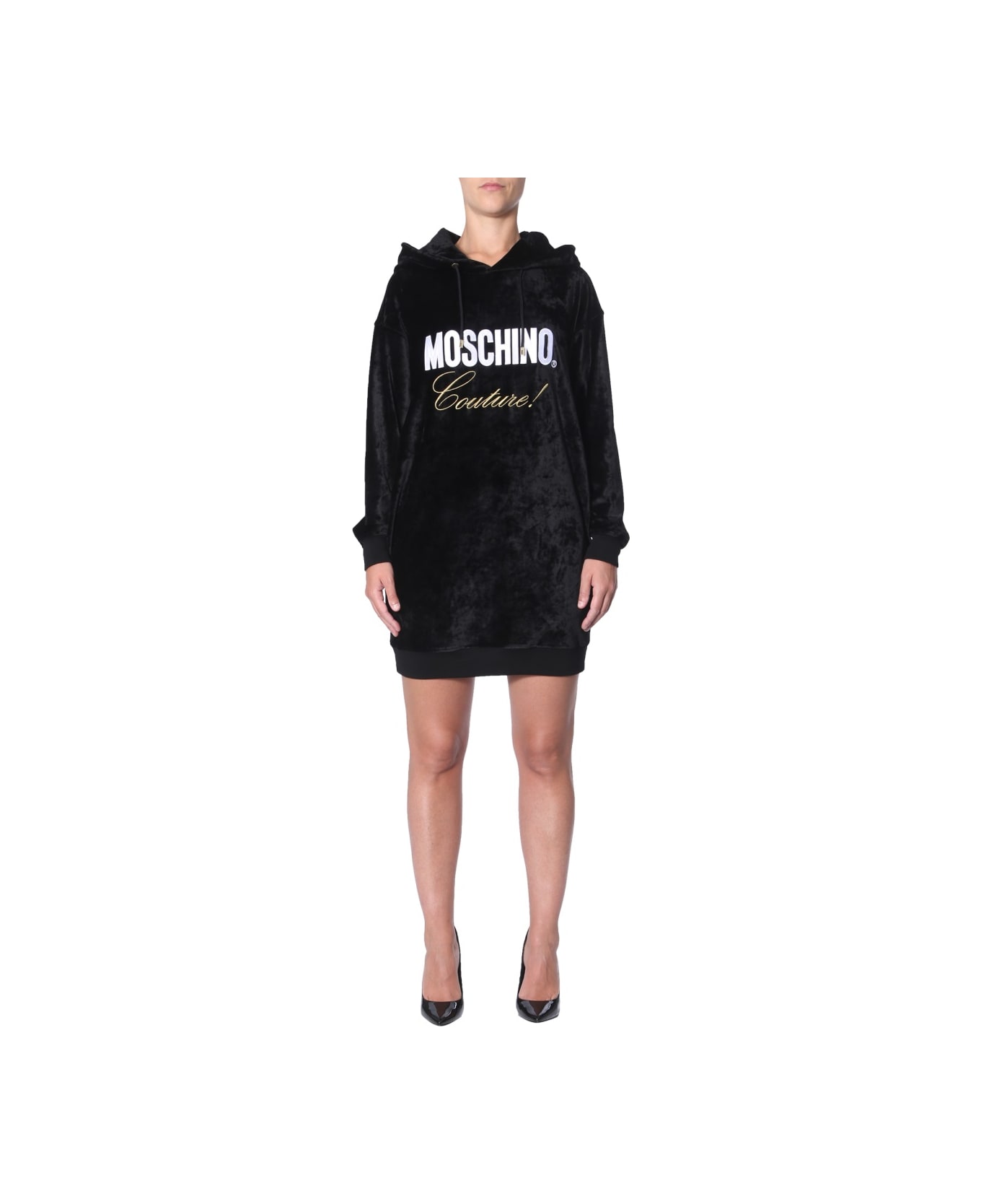 Moschino Sweat Dress - BLACK