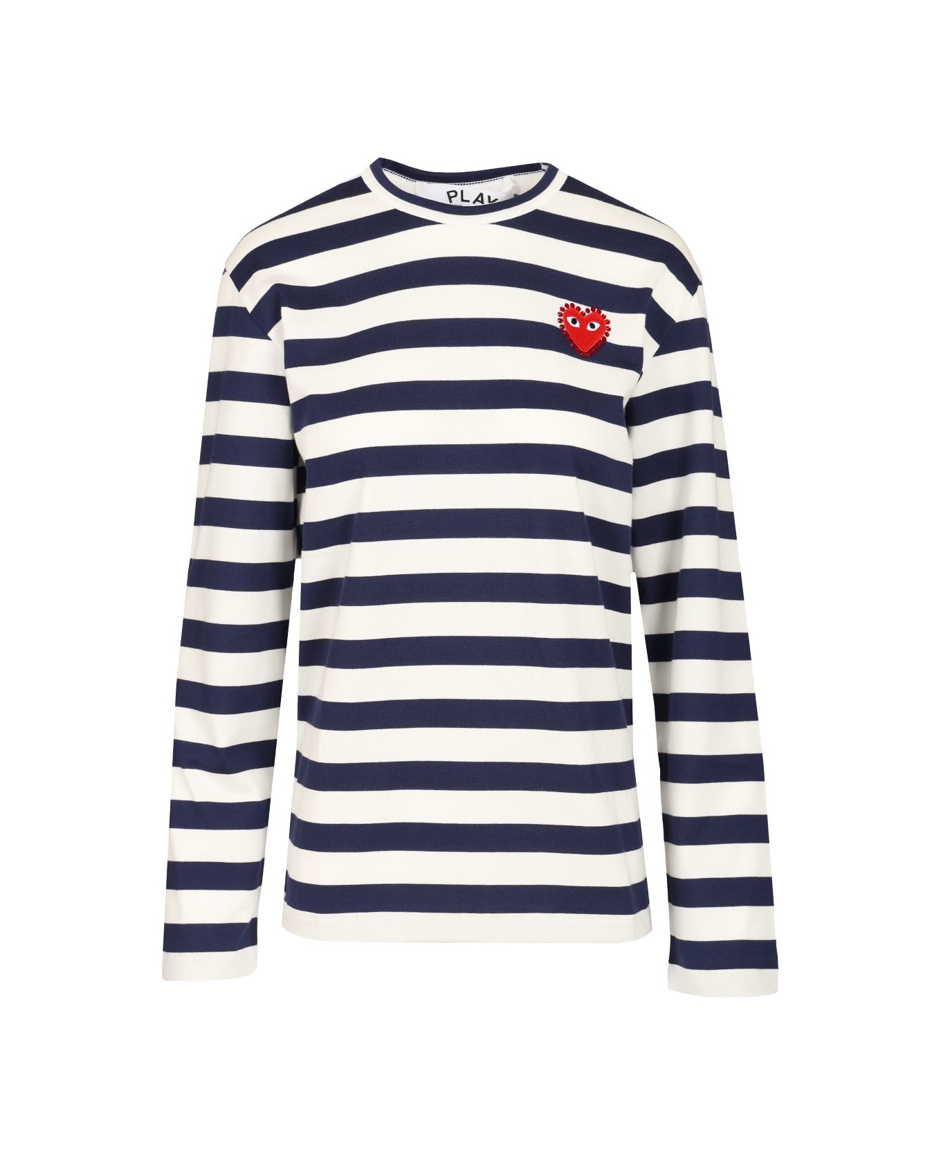 Comme des Garçons Play Striped Cotton Sweater - Multicolor