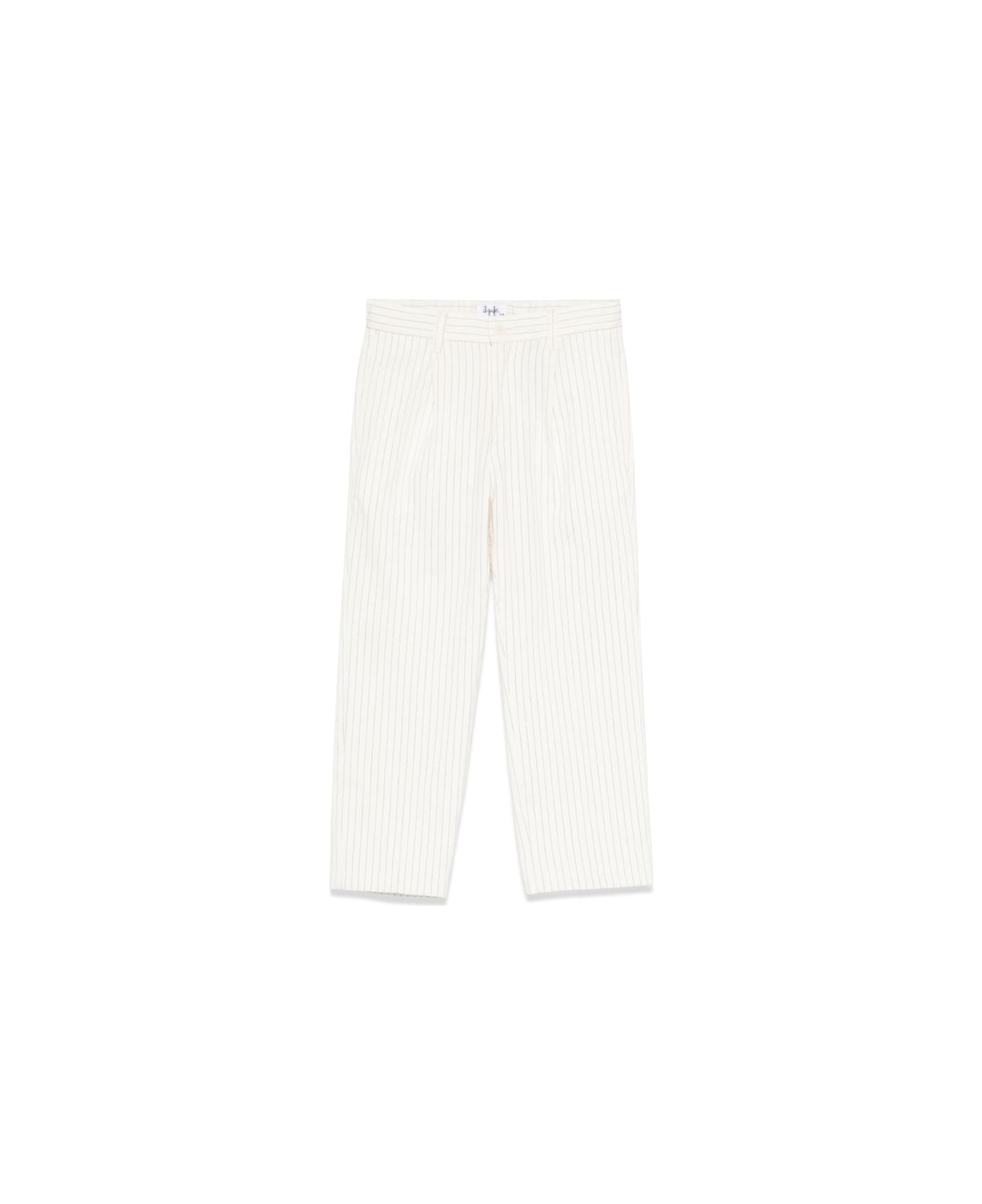 Il Gufo Milk Long Pants - WHITE