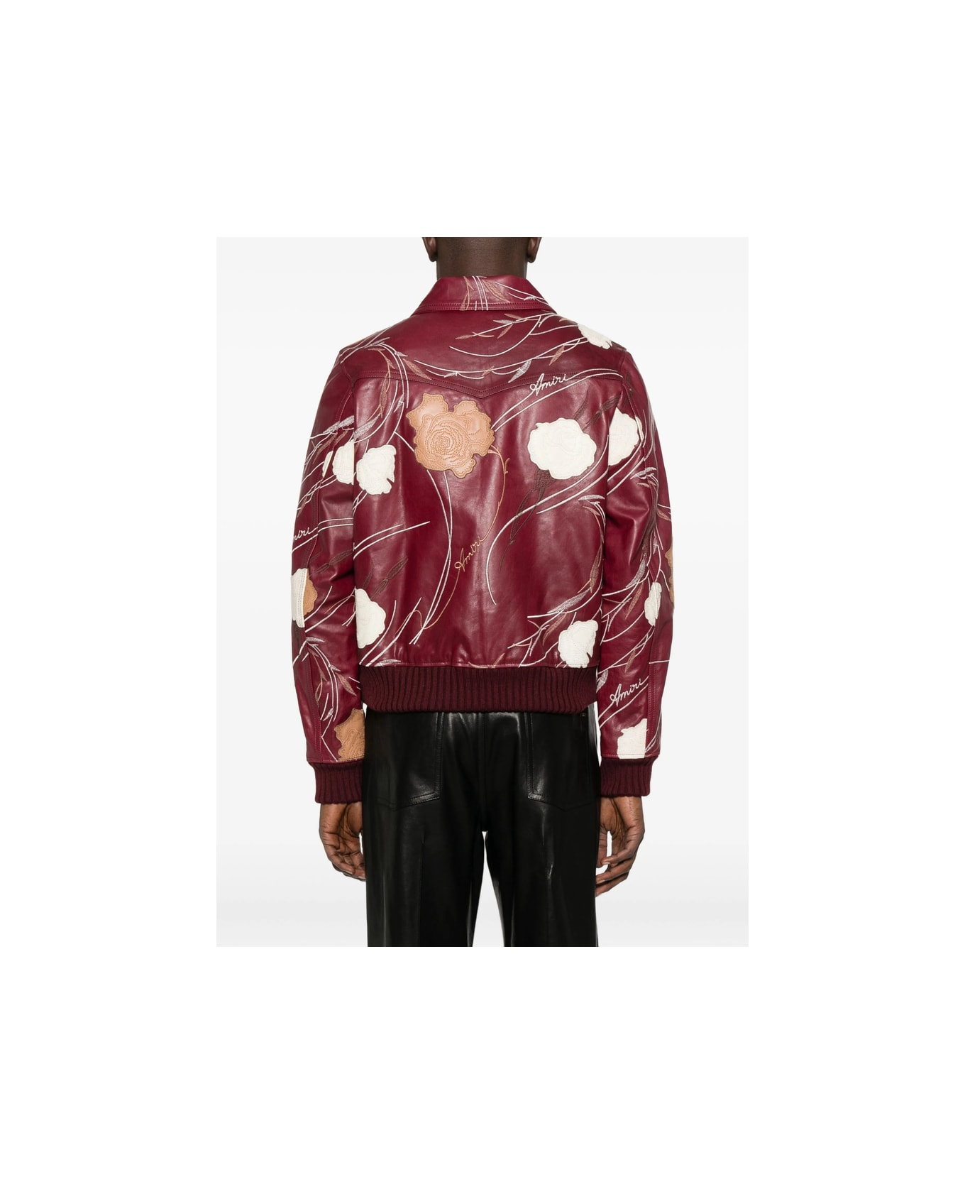 AMIRI Leather Outerwear - RED