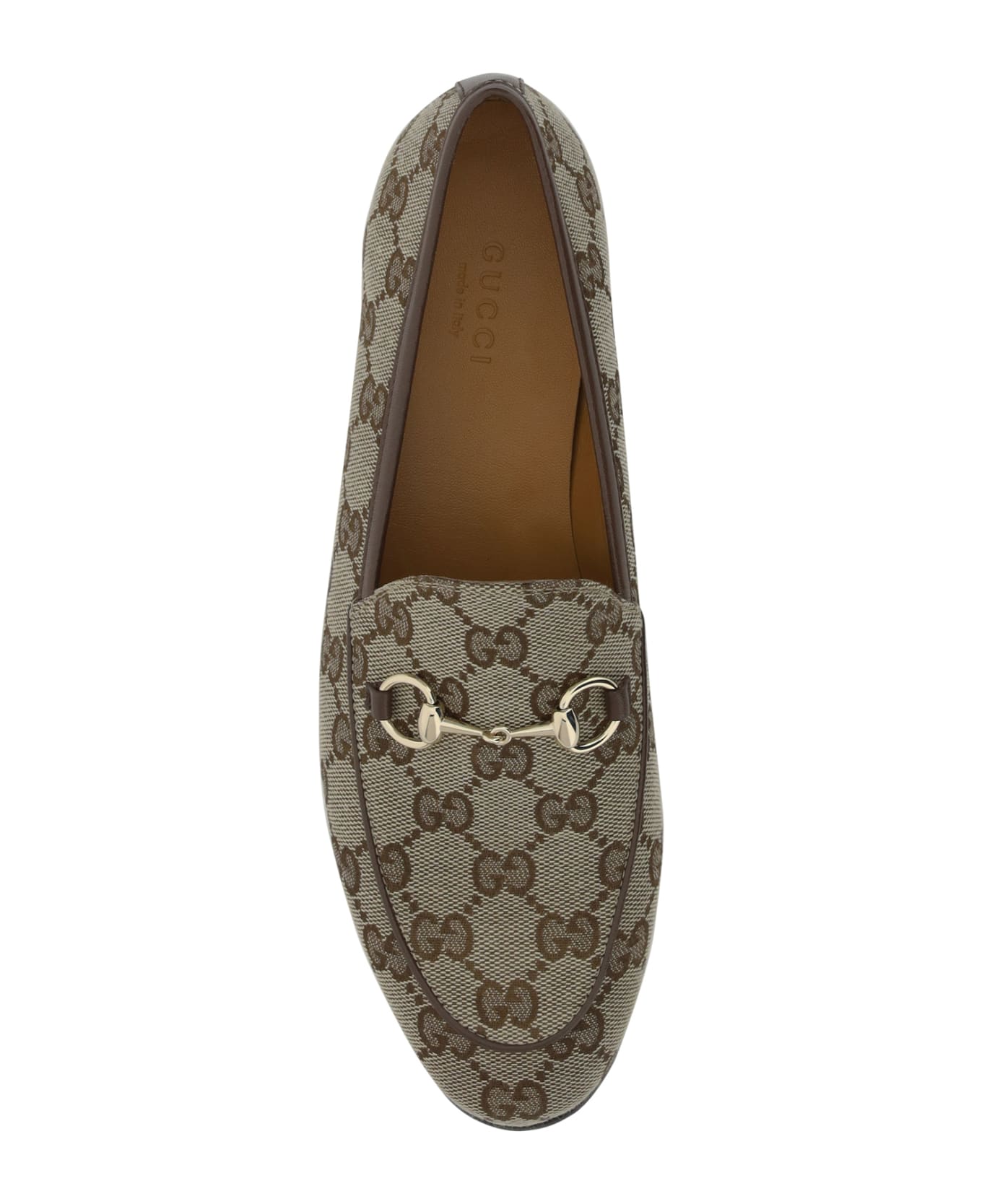 Gucci Jordaan Loafers - Beige Ebony/n.acero