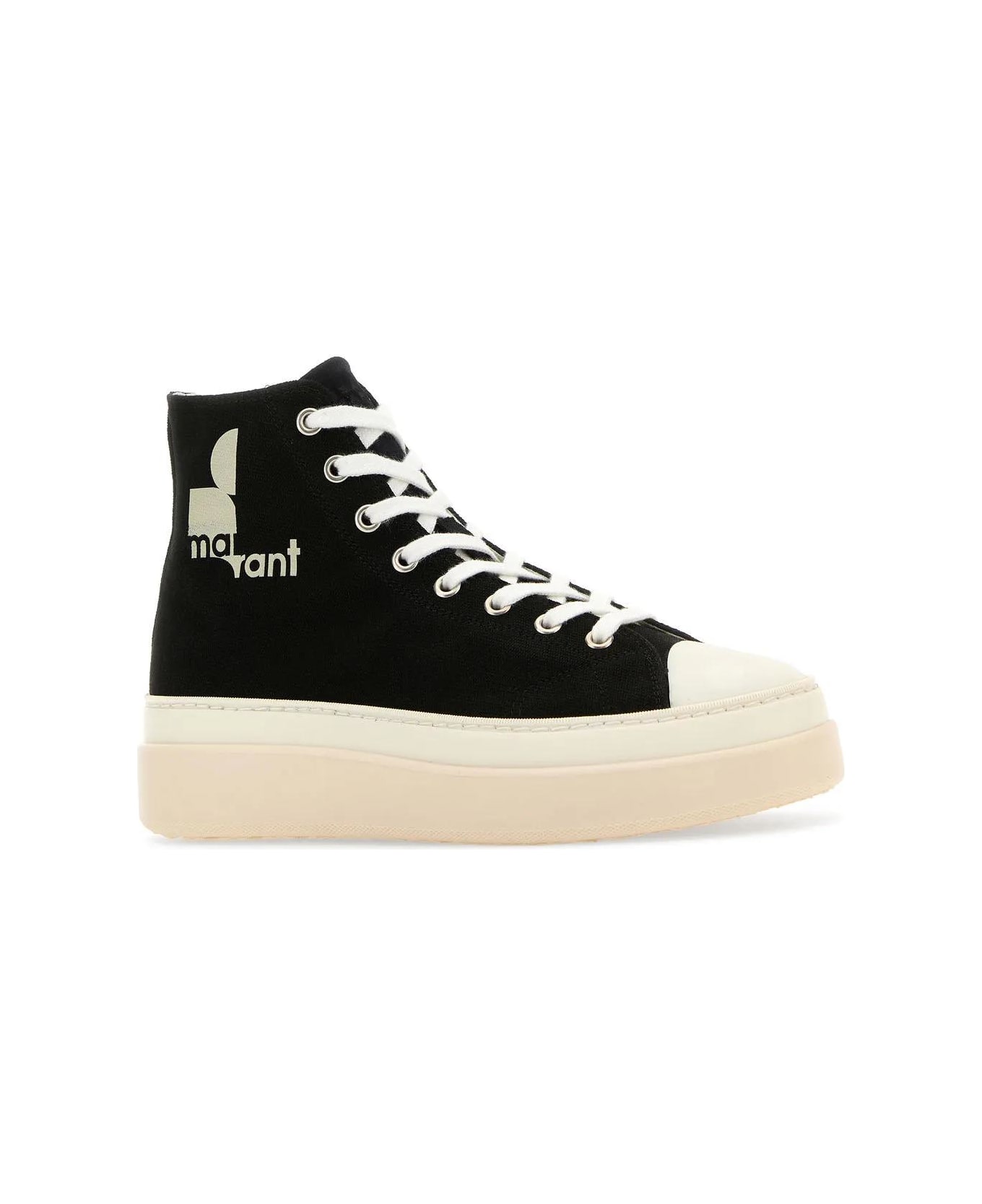 Isabel Marant Austen High Sneakers - Black