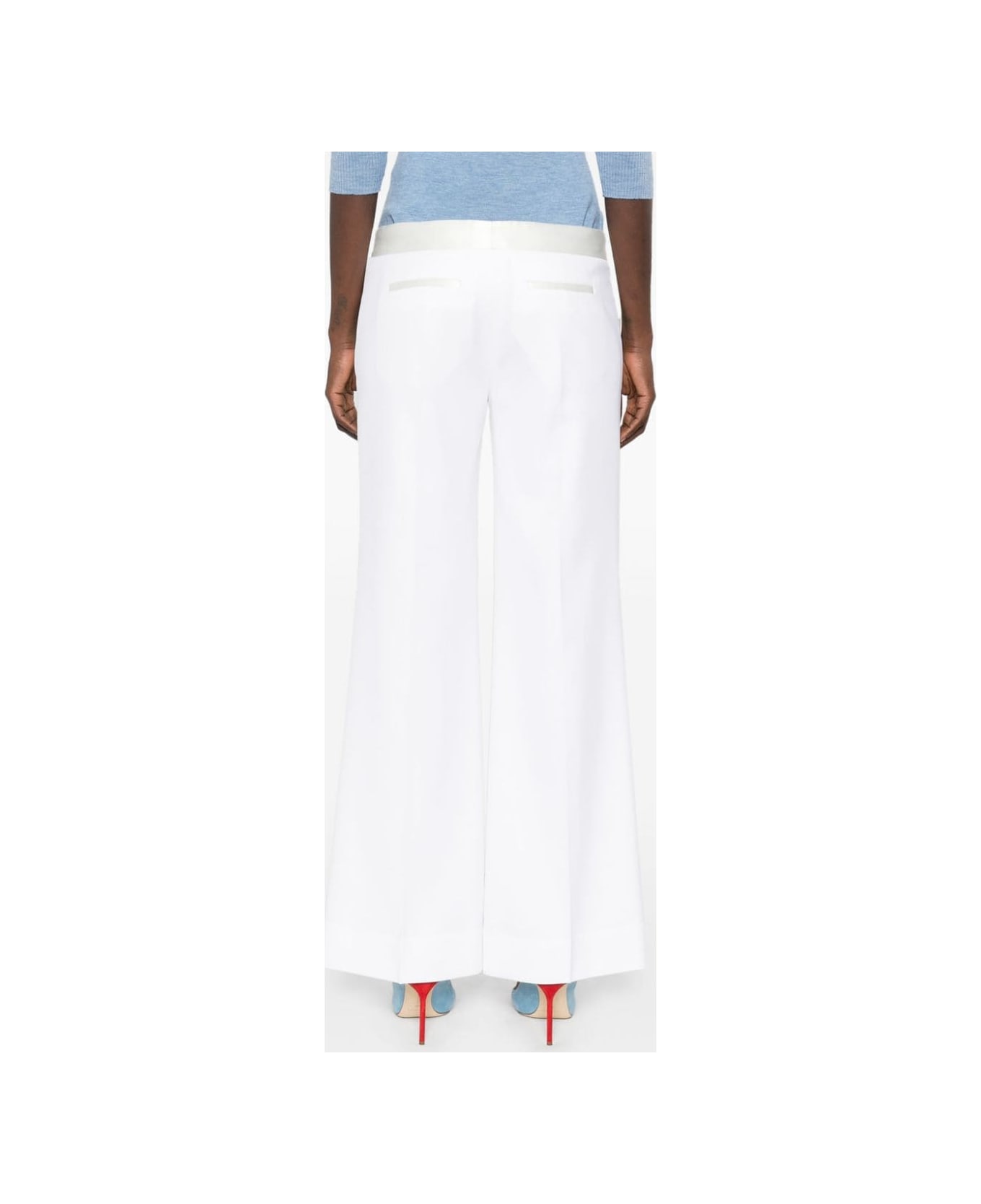 Victoria Beckham Pants New Gigi - Ivory