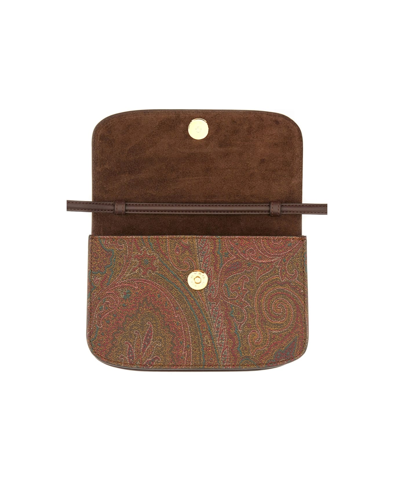 Etro Shoulder Bag "essential" Small - BROWN